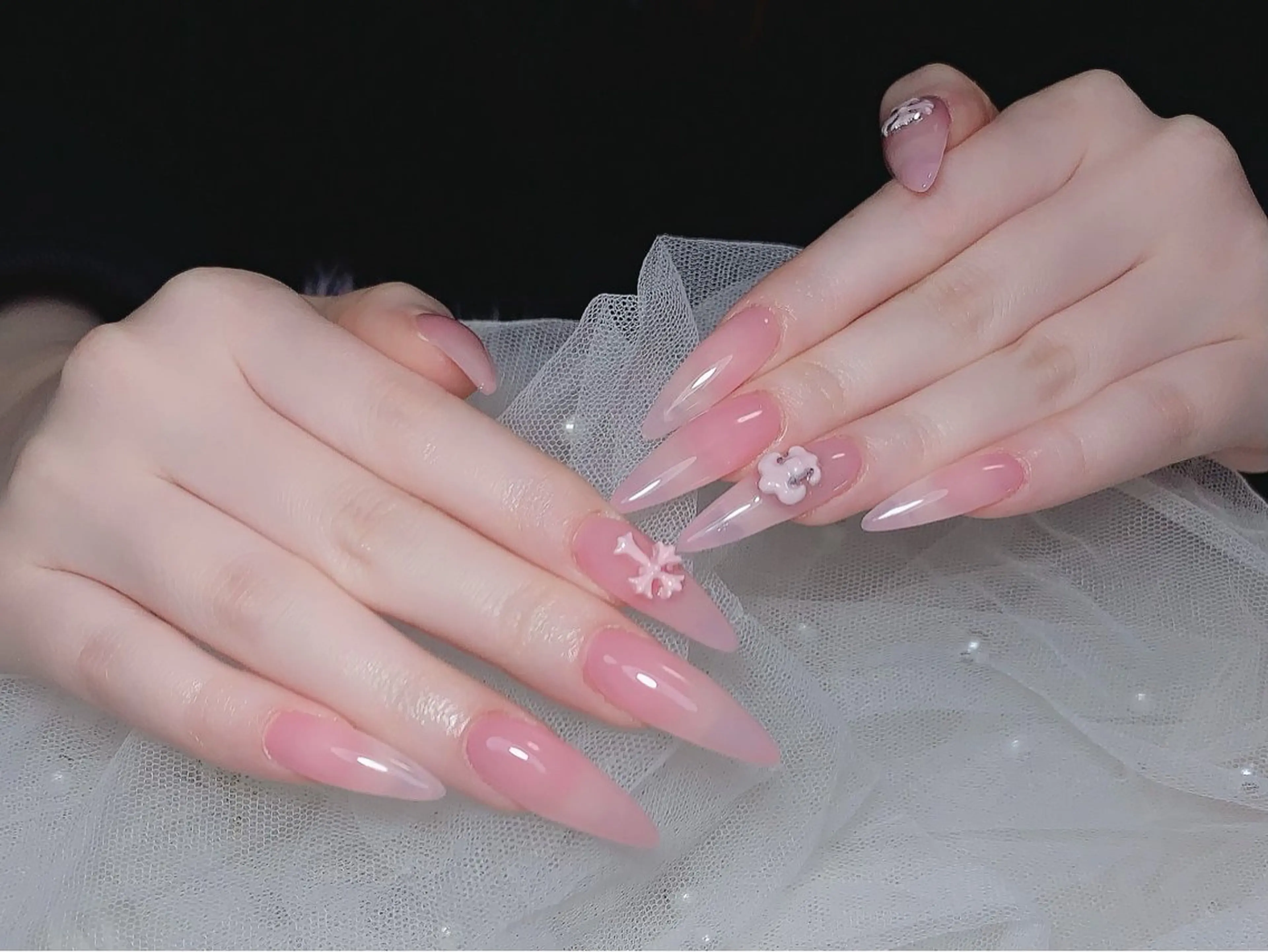 ネイル 長さ出し ワンカラーネイル ネイルチップ ハンドネイル 高橋 ユキのネイルデザイン