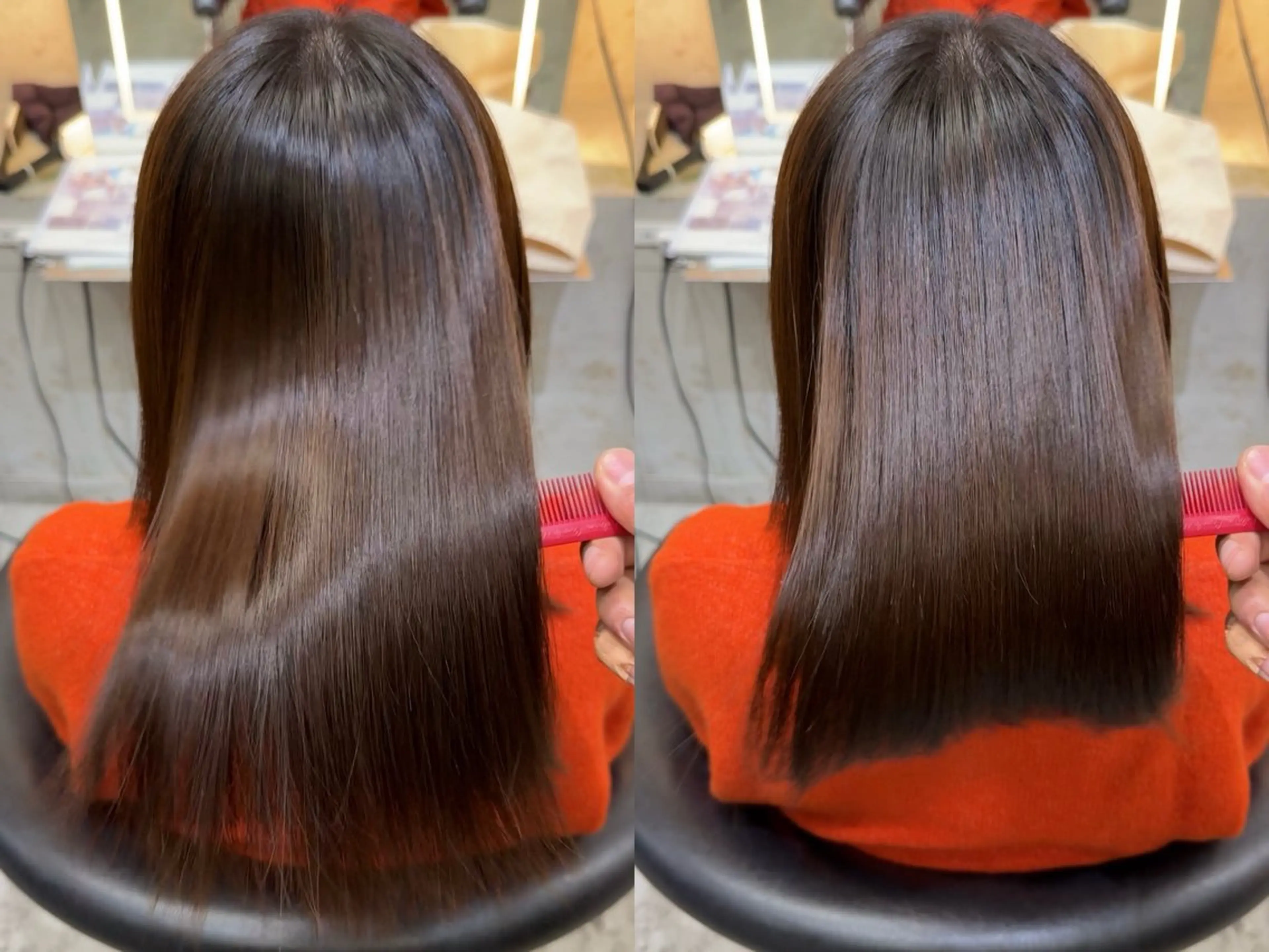 ロング 髪質改善 縮毛矯正 トリートメント 酸熱トリートメント 畔上 尚也のヘアスタイル