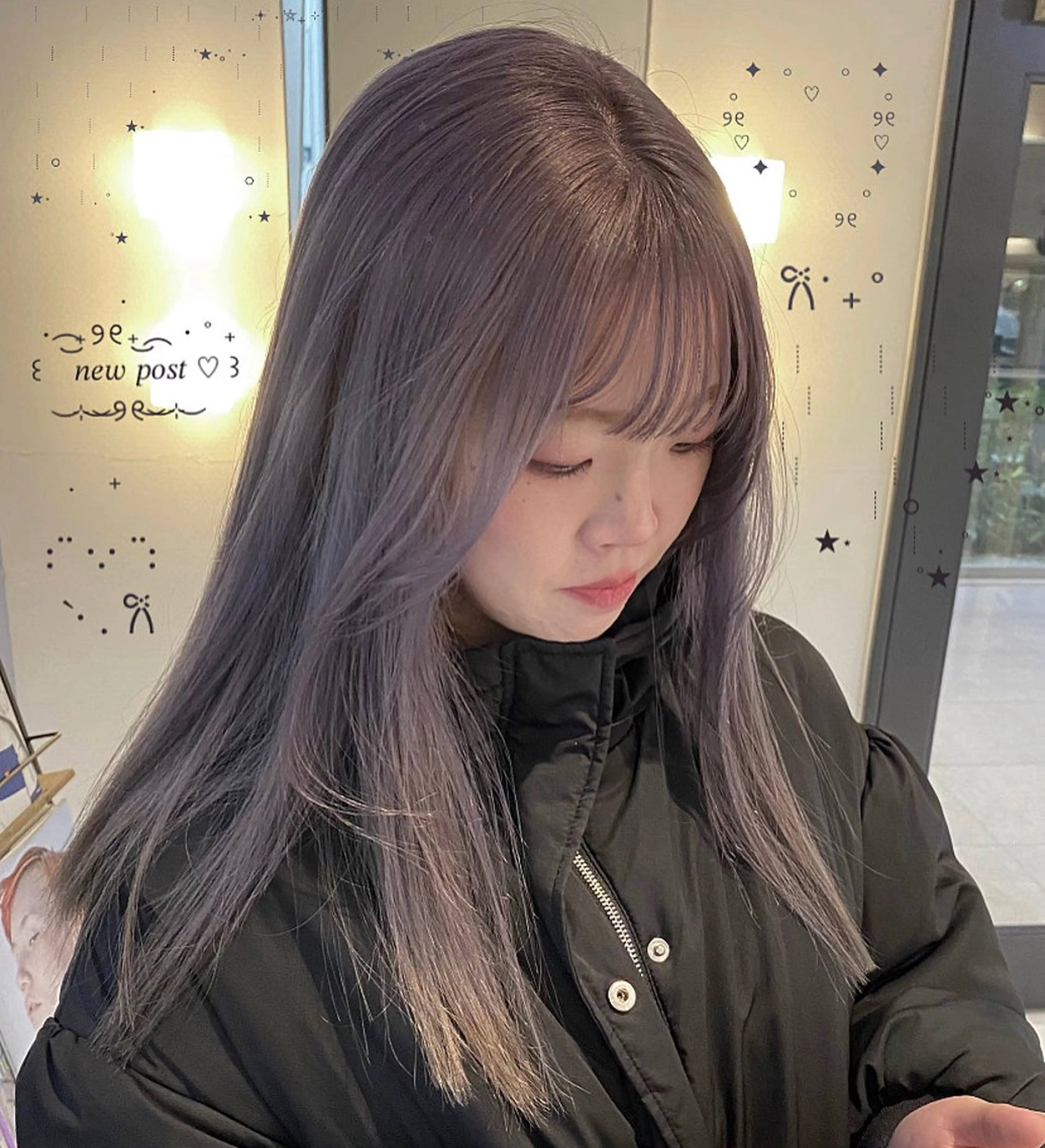 ロング カラー ブリーチ カット ヘアカラー トリートメント mai / linoah˚✧のヘアスタイル