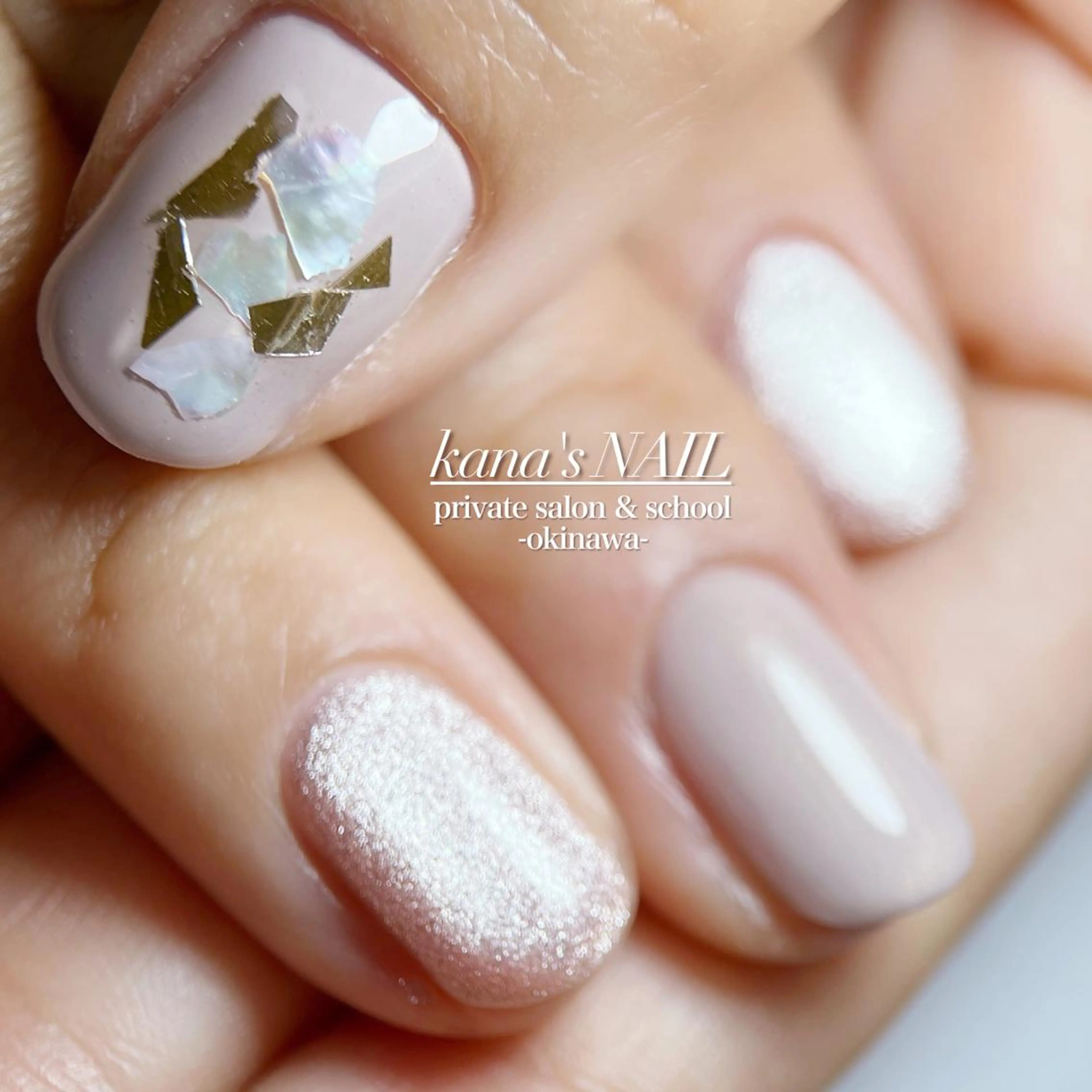 ネイル かな/40代からの カジュアルネイルのネイルデザイン