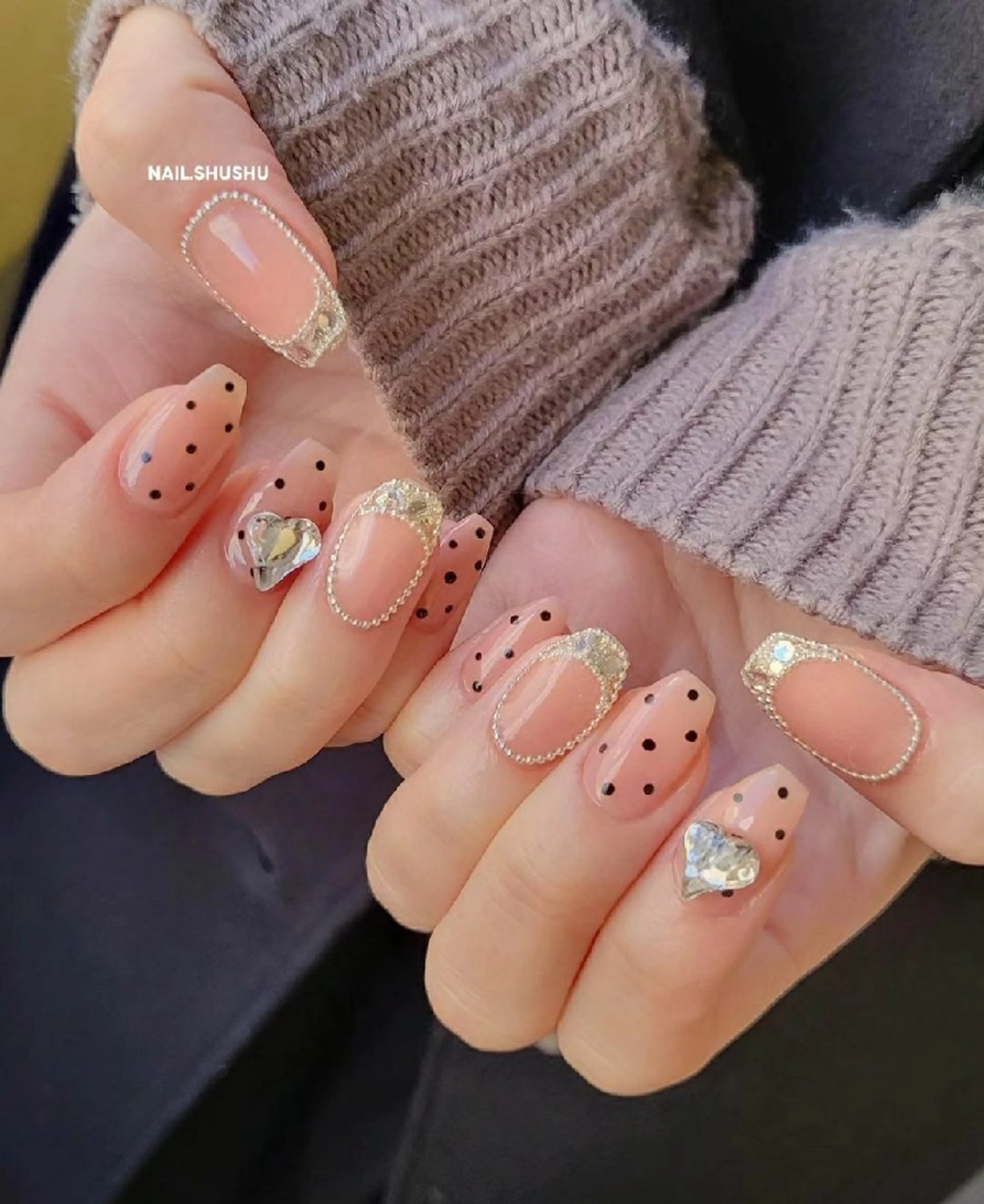 ネイル 持ち込み ニュアンスネイル ワンカラーネイル シンプルネイル 春ネイル ハンドネイル 3dパーツ/流行り 👧shushu❤️のネイルデザイン