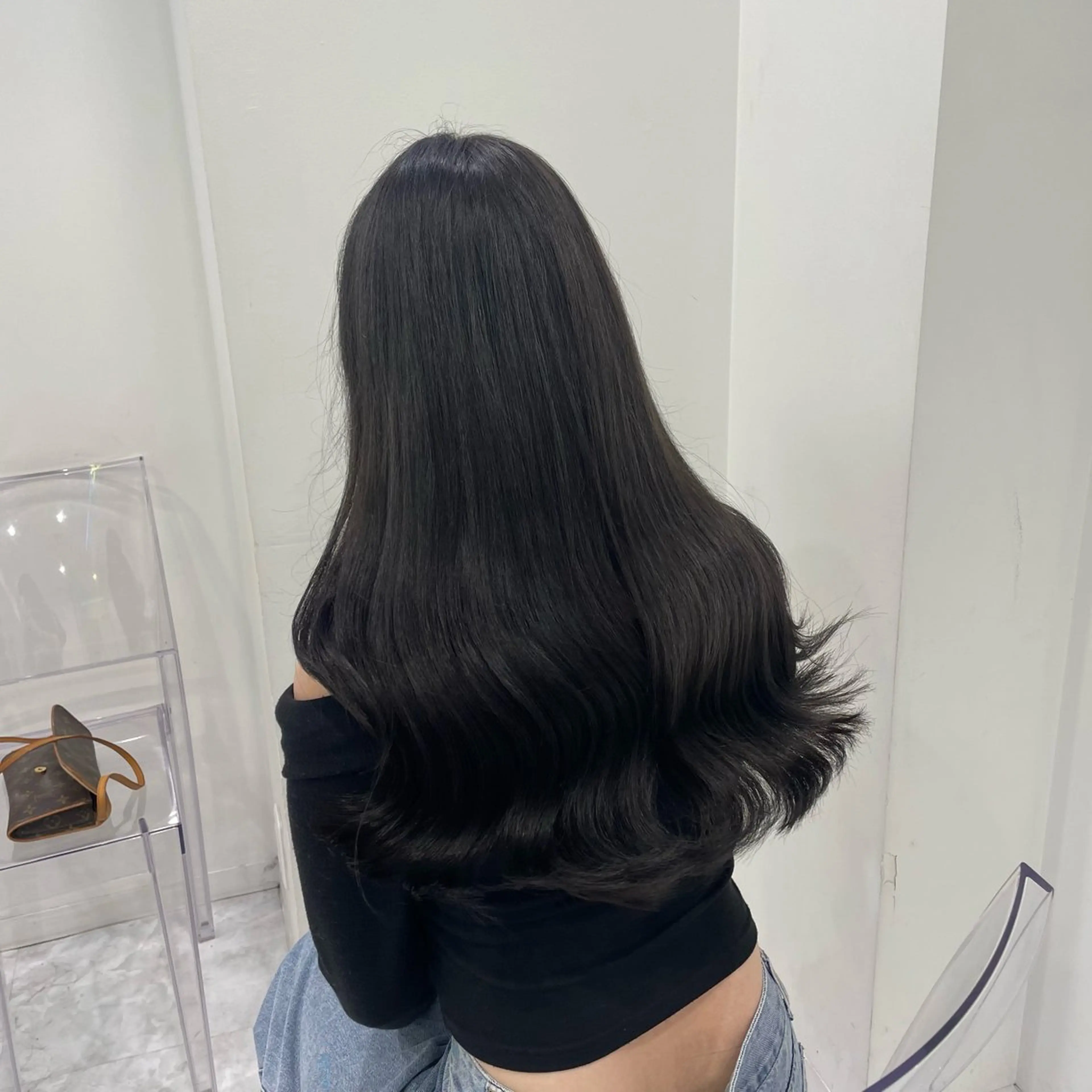 ロング カラー カット ヘアカラー 中韓レイヤー/ ブラウン🤎はやとのヘアスタイル