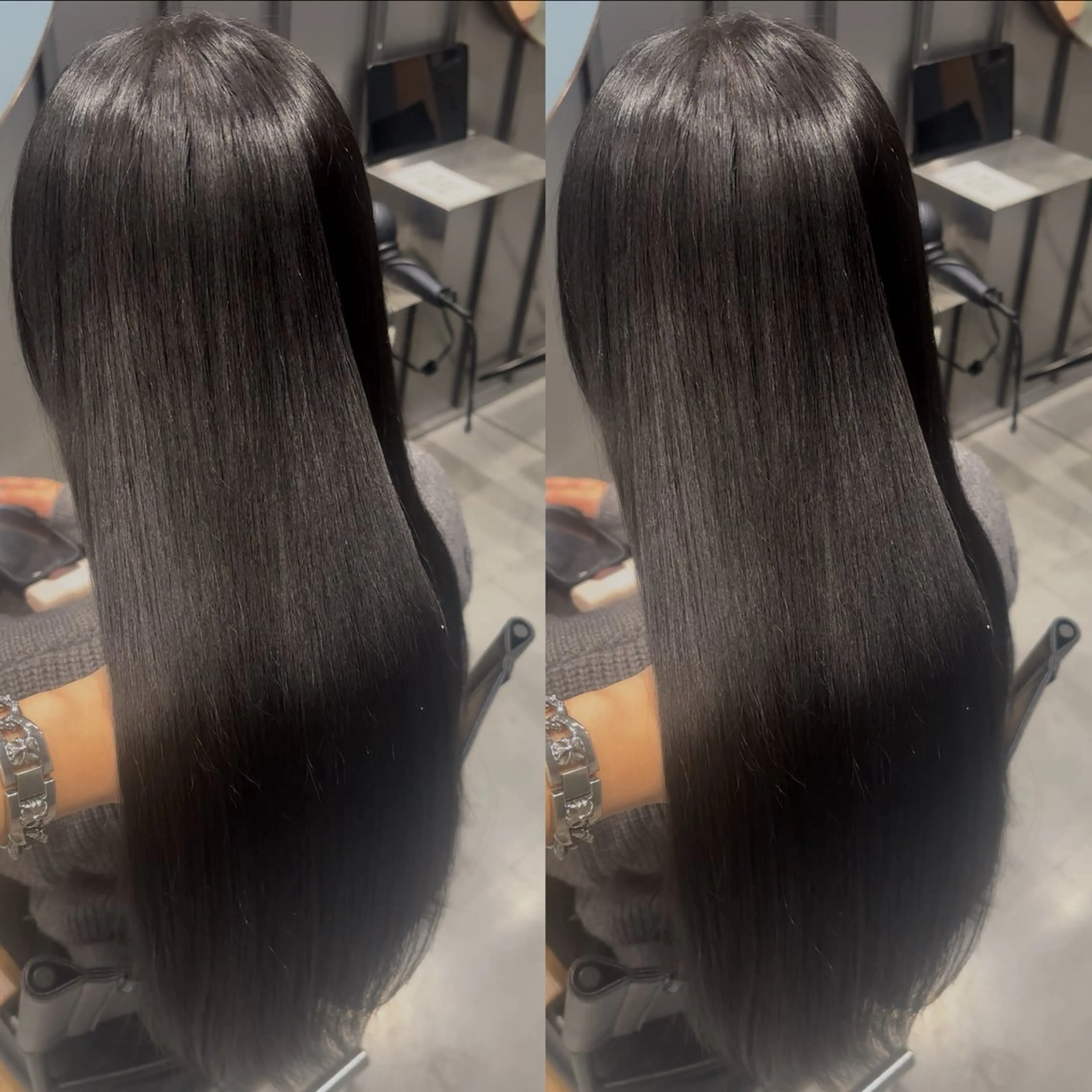 カラー ヘアカラー 🐈‍⬛JUMI /透明感カラー/🩶のヘアスタイル