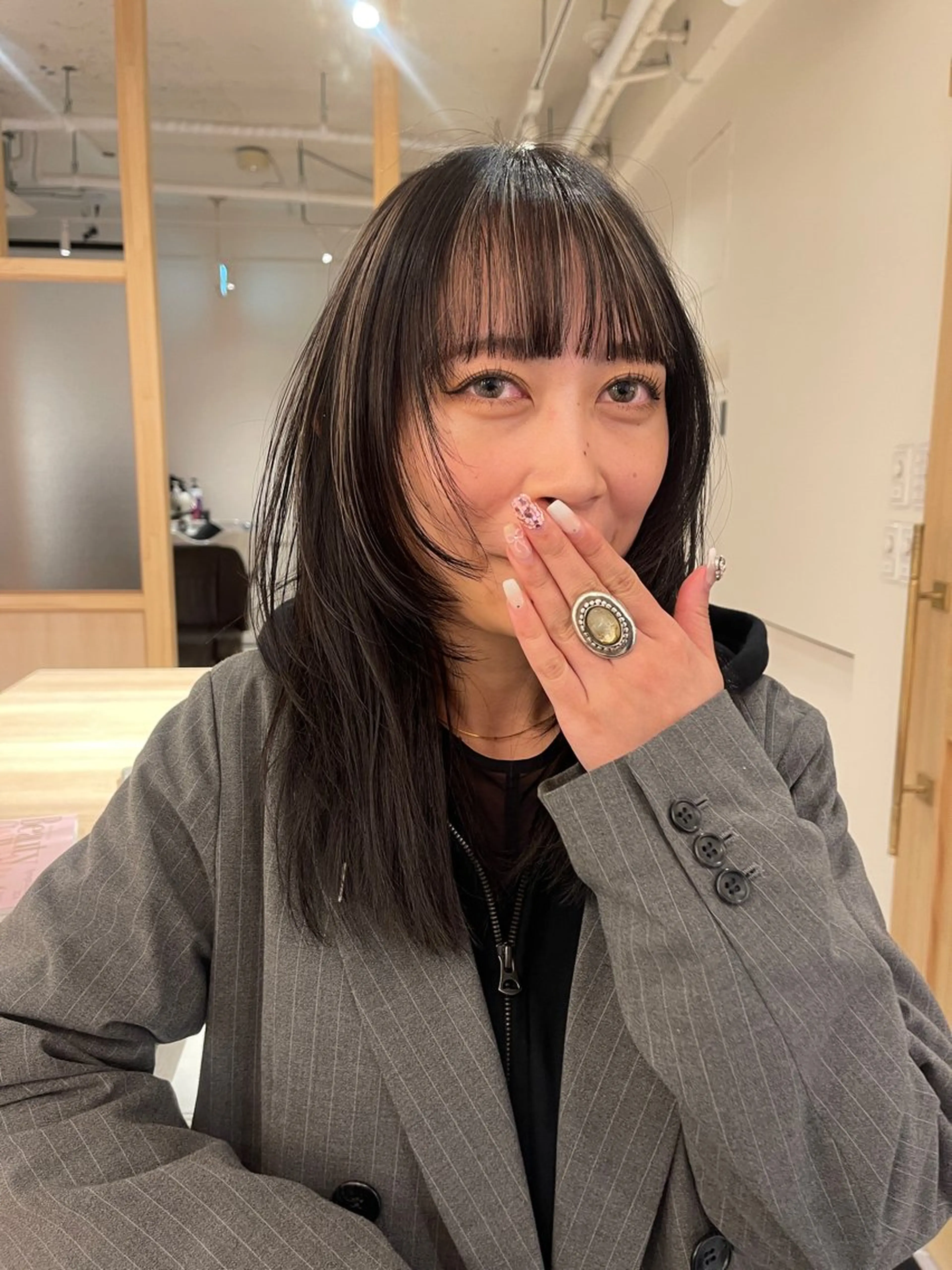 ロング カラー ロング ウルフカット カット ヘアカラー トリートメント “ミニモ最高評価獲得 “代表"Kohei"のヘアスタイル