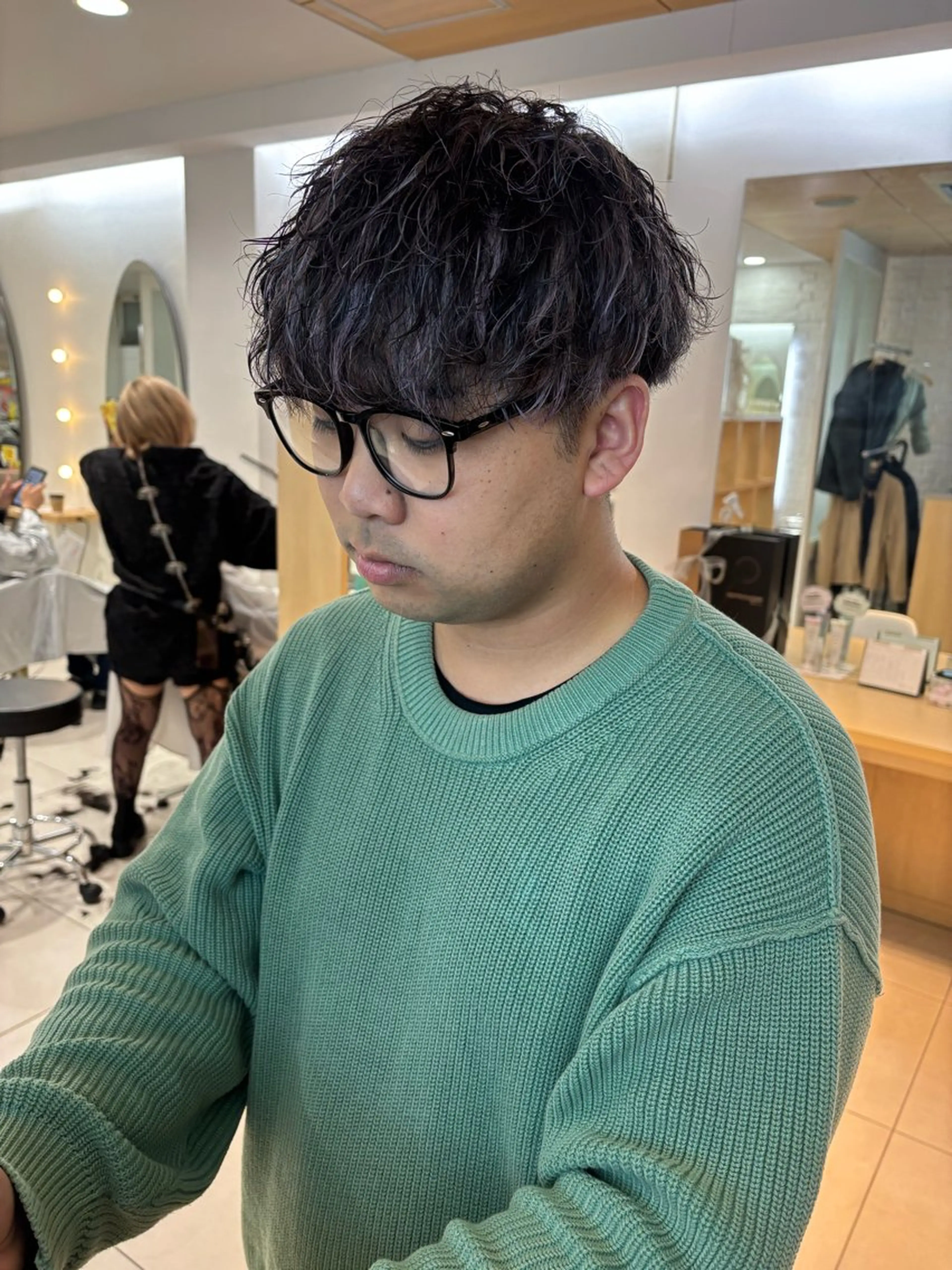 カラー メンズ 💈メンズパーマ カラー💈momoのヘアスタイル