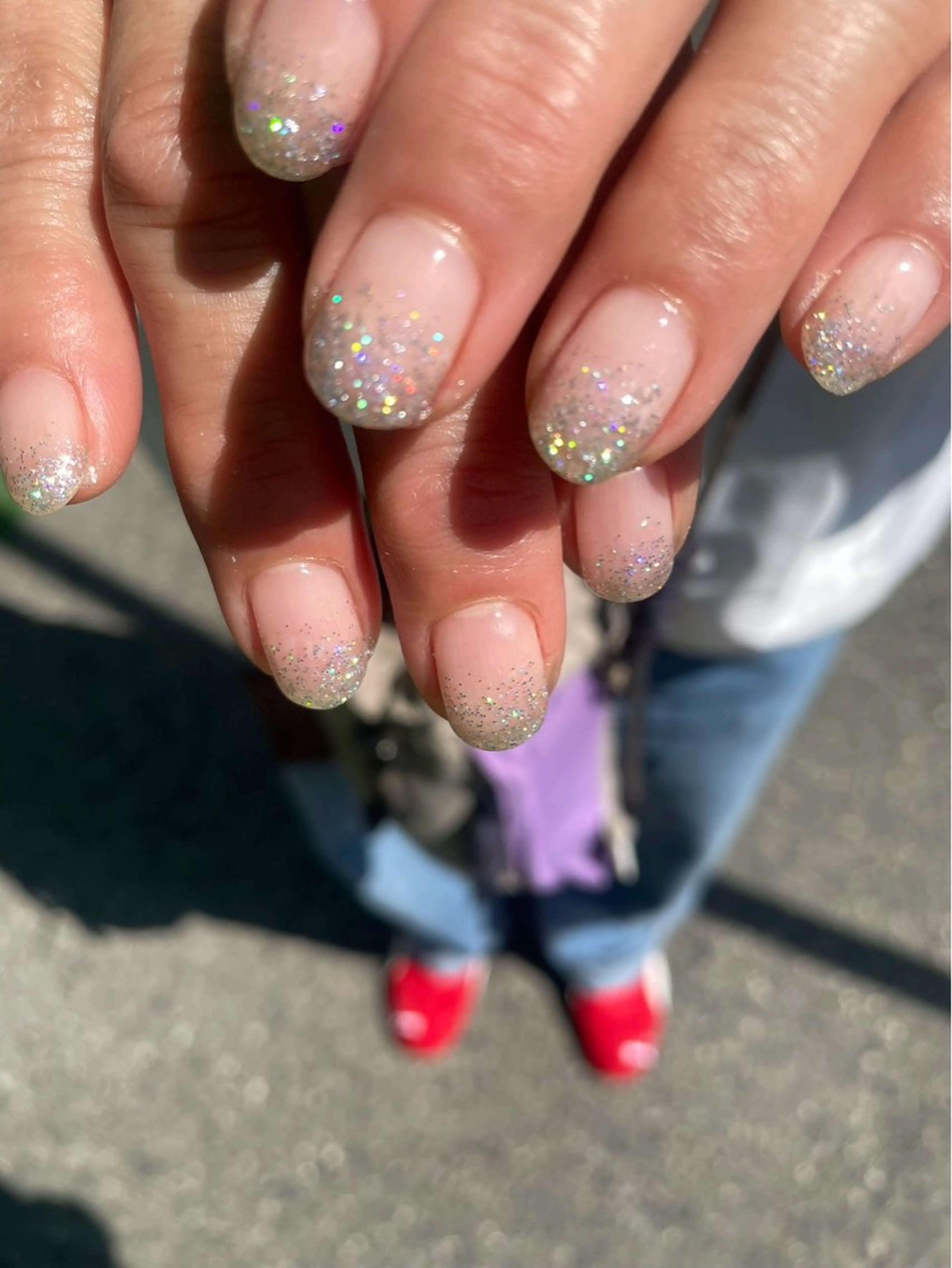 ネイル フラッシュネイル グラデーション ハンドネイル KOLLABO nailのネイルデザイン