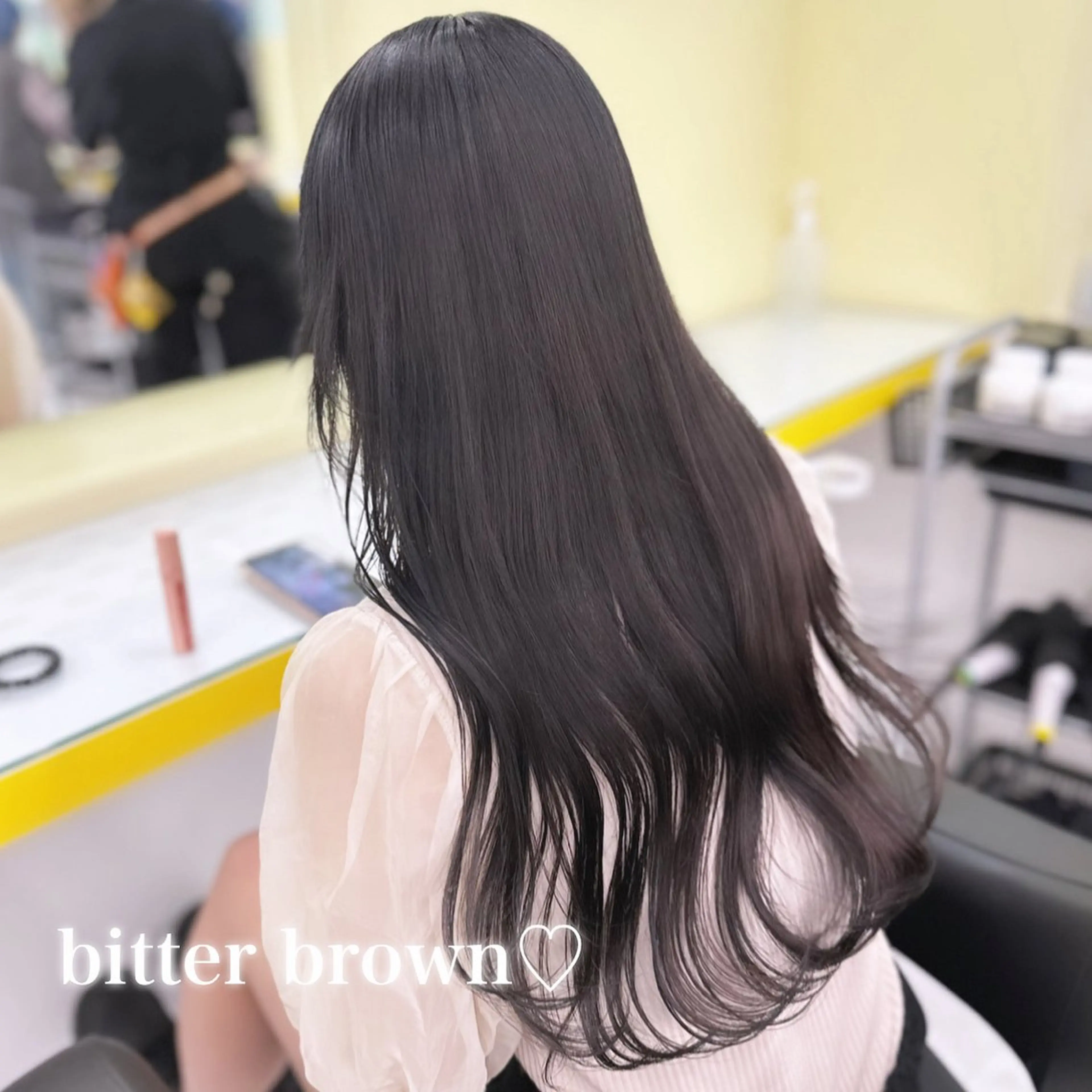ロング カラー パーマ ヘアアレンジ メンズ キッズ ネイル マツエク・マツパ アイブロウ ♥️韓国ヘア レイヤー♥️ゆりのヘアスタイル