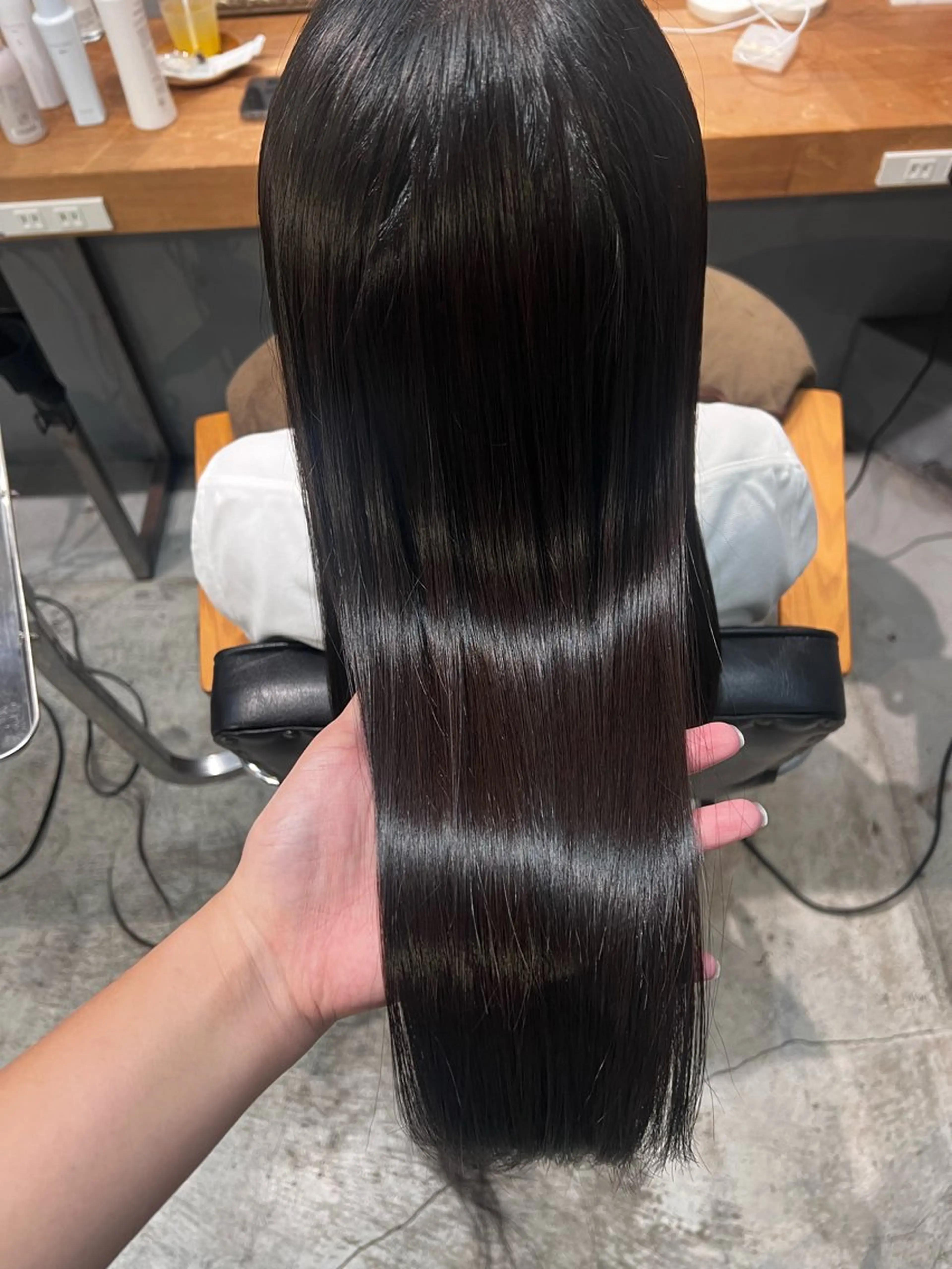 ロング カット 縮毛矯正 髪質改善／艶髪 💎Ryoka💎のヘアスタイル