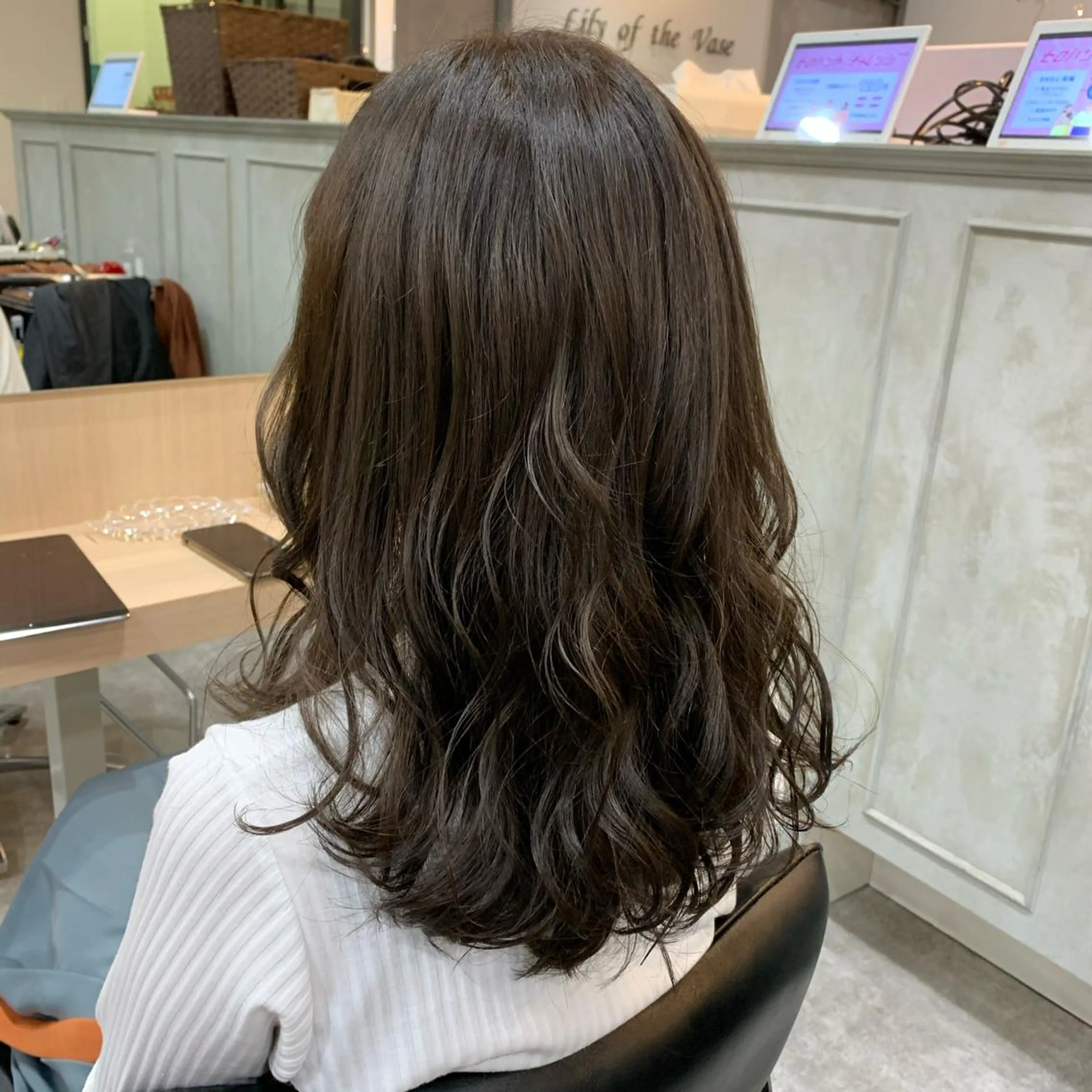 ロング カラー ヘアアレンジ カット ヘアカラー トリートメント 髪質改善🩵艶髪 ストレート🩵山口のヘアスタイル