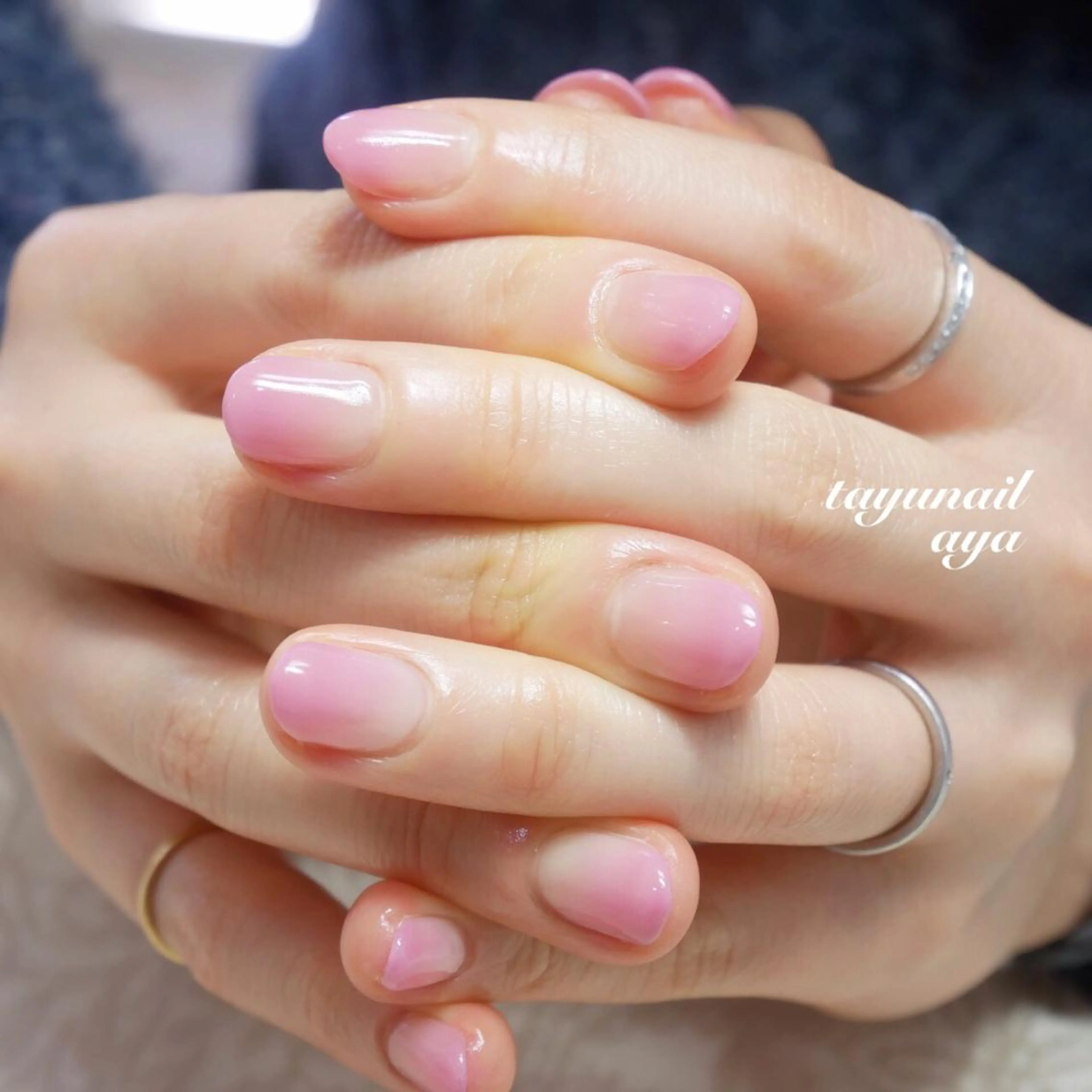 ネイル ブルー 氷ネイル・うるうるネイル 春ネイル 冬ネイル ネイルサロン 【たゆnail】のネイルデザイン