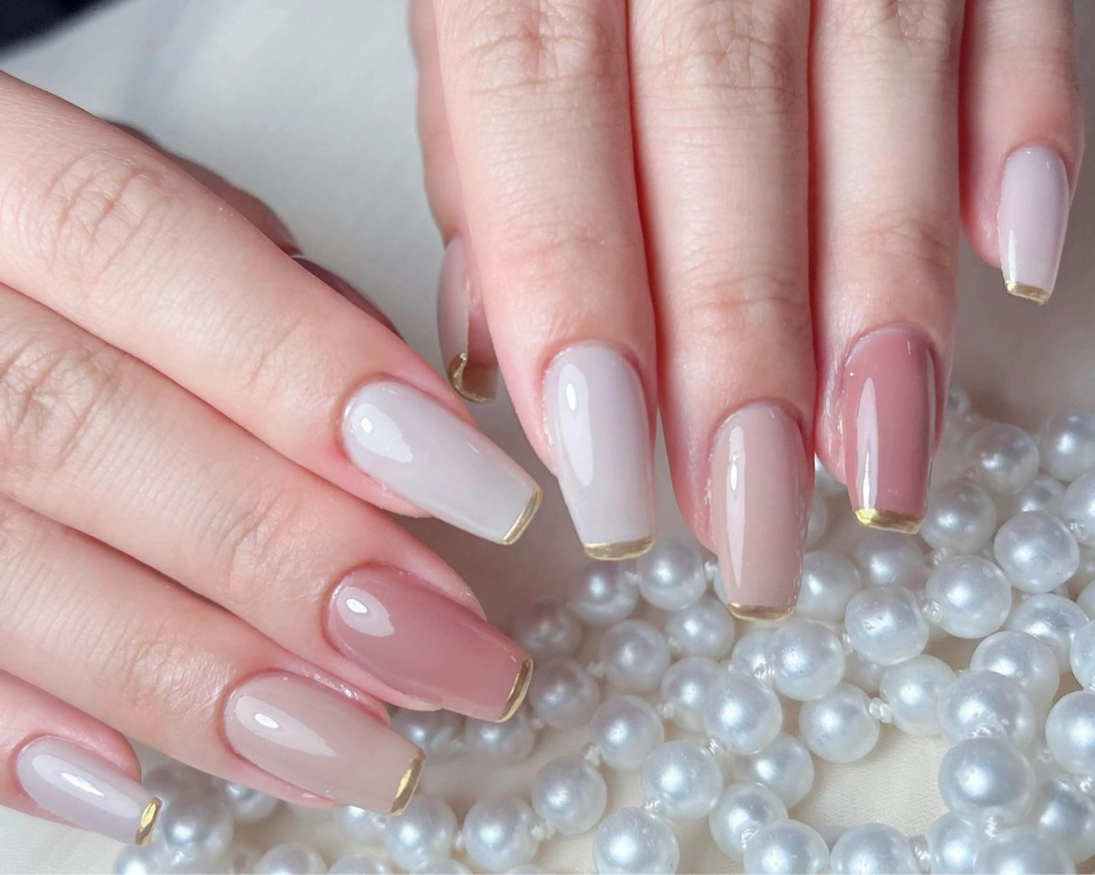 ネイル ハンドネイル M🌷nail 長さだし専門店のネイルデザイン