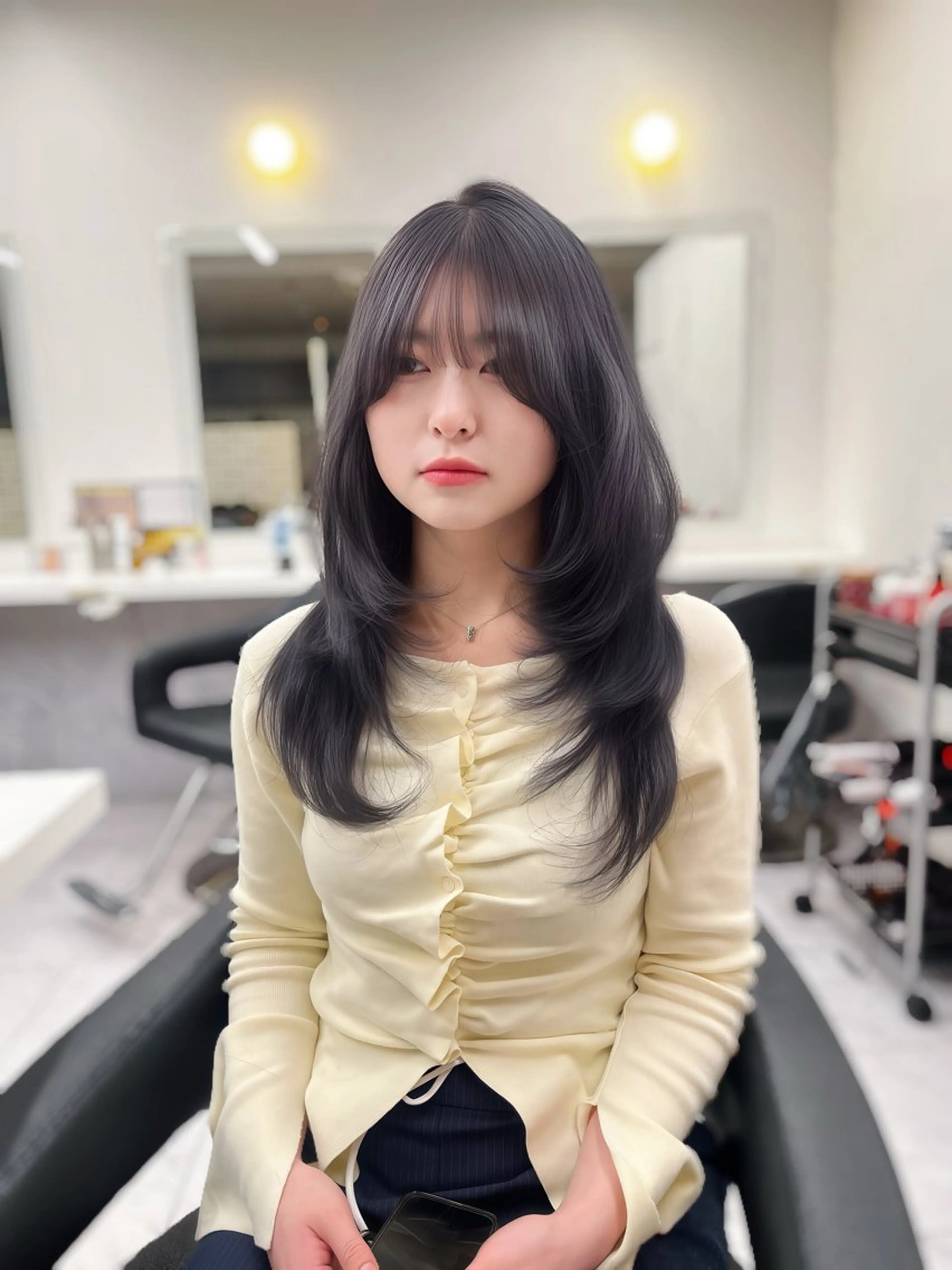 カラー 🥀韓流暖色ヘア 🥀yuzukiのヘアスタイル