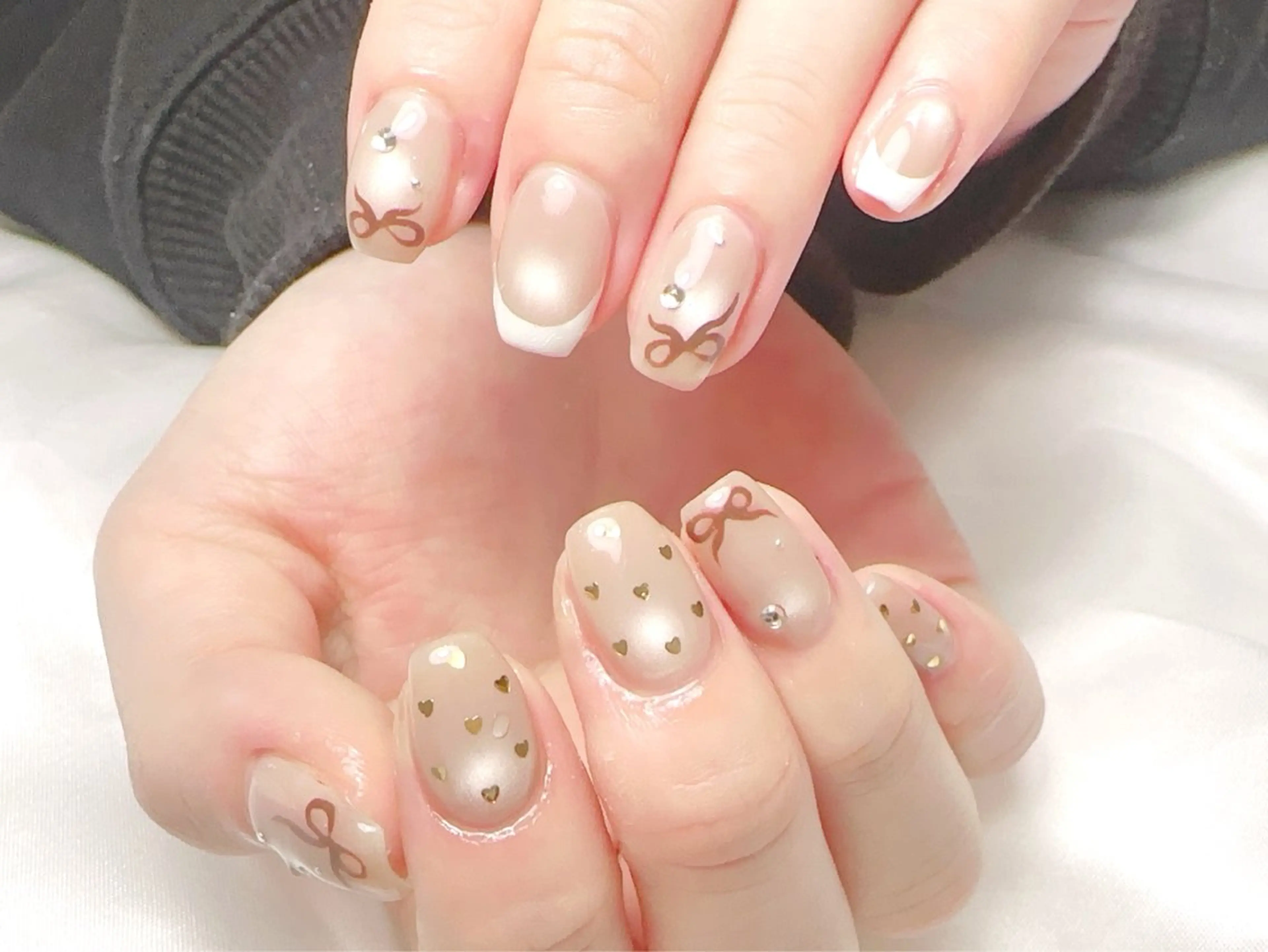 ネイル ハンドネイル Cherie PINKのネイルデザイン