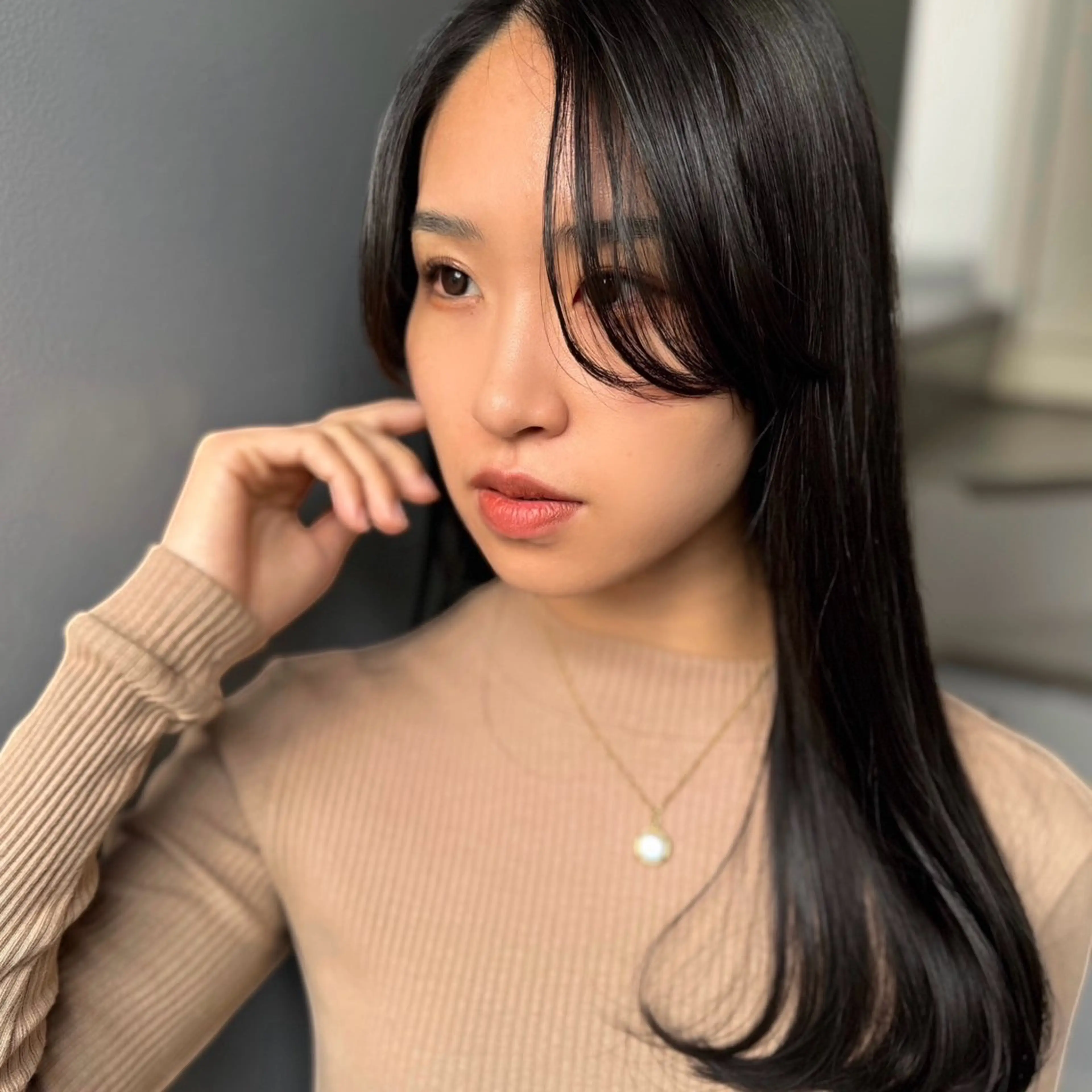 ロング カット ヘアカラー トリートメント 髪質改善✨艶髪✨ レイヤーカット 田畑のヘアスタイル