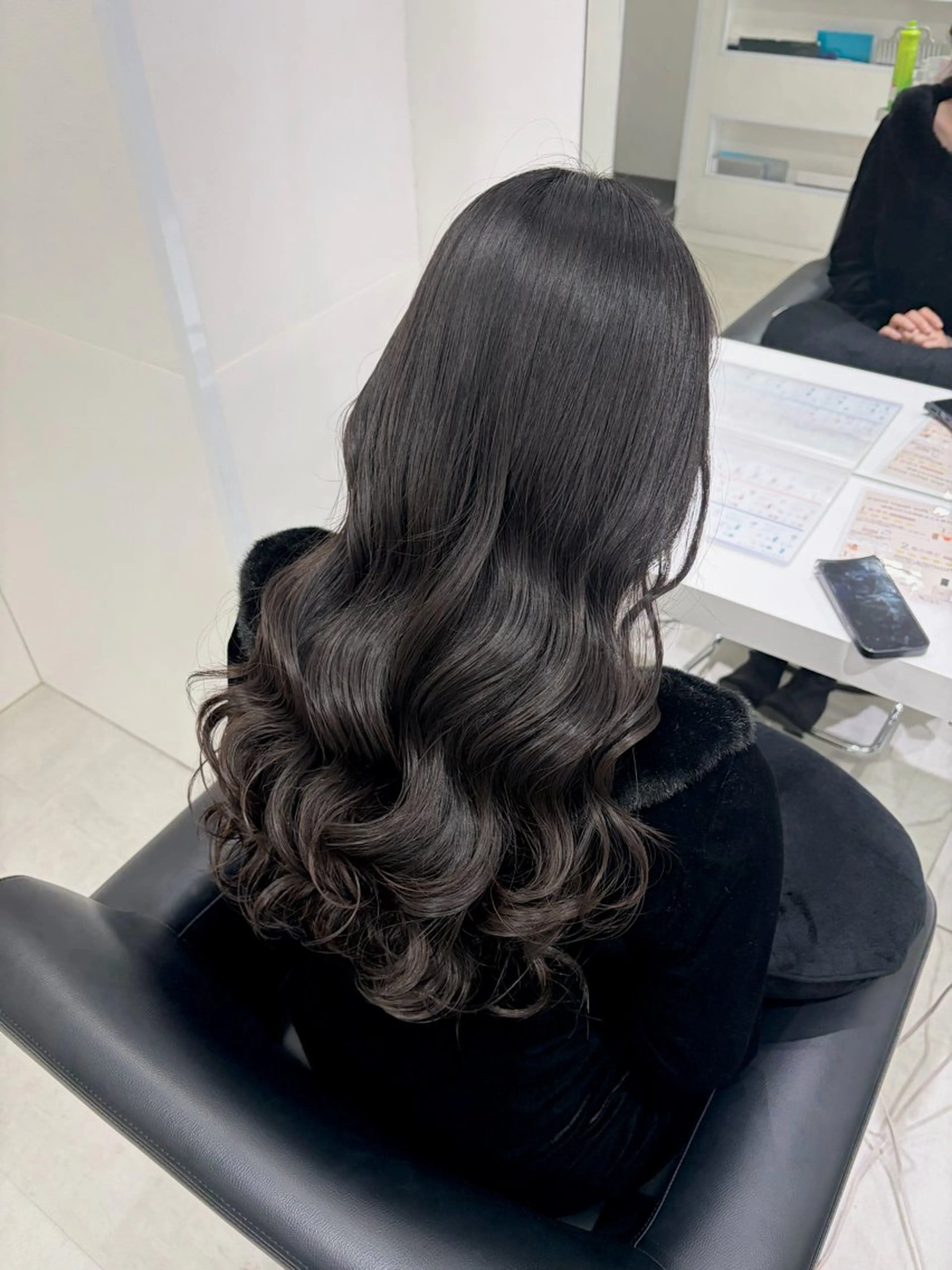 ロング カラー ヘアカラー トリートメント ヘアセット グレージュ/ベージュ /経堂/sana🌱のヘアスタイル