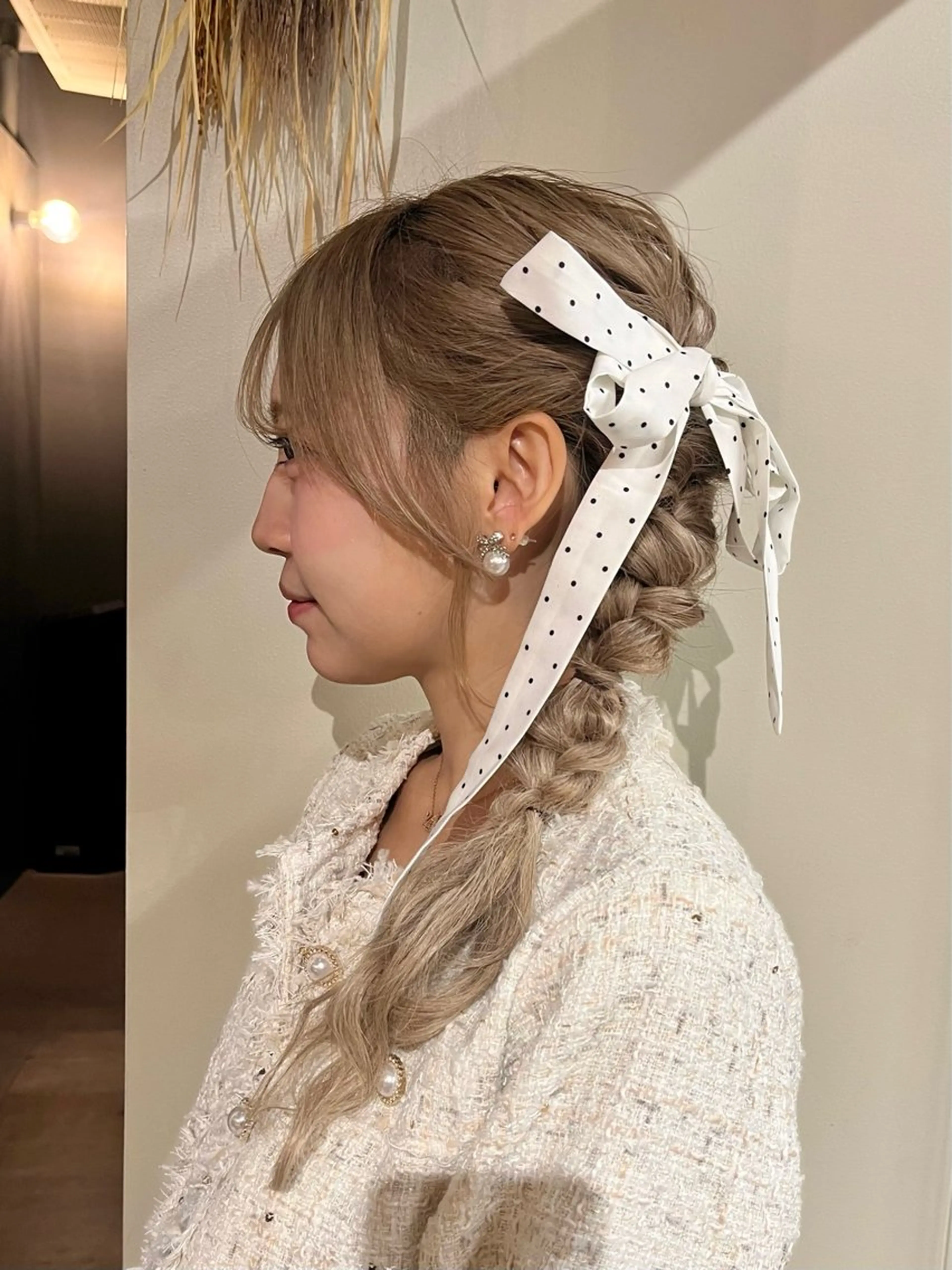 ロング ヘアアレンジ ヘアセット 🌼花屋併設🌼 木下奈々望のヘアスタイル