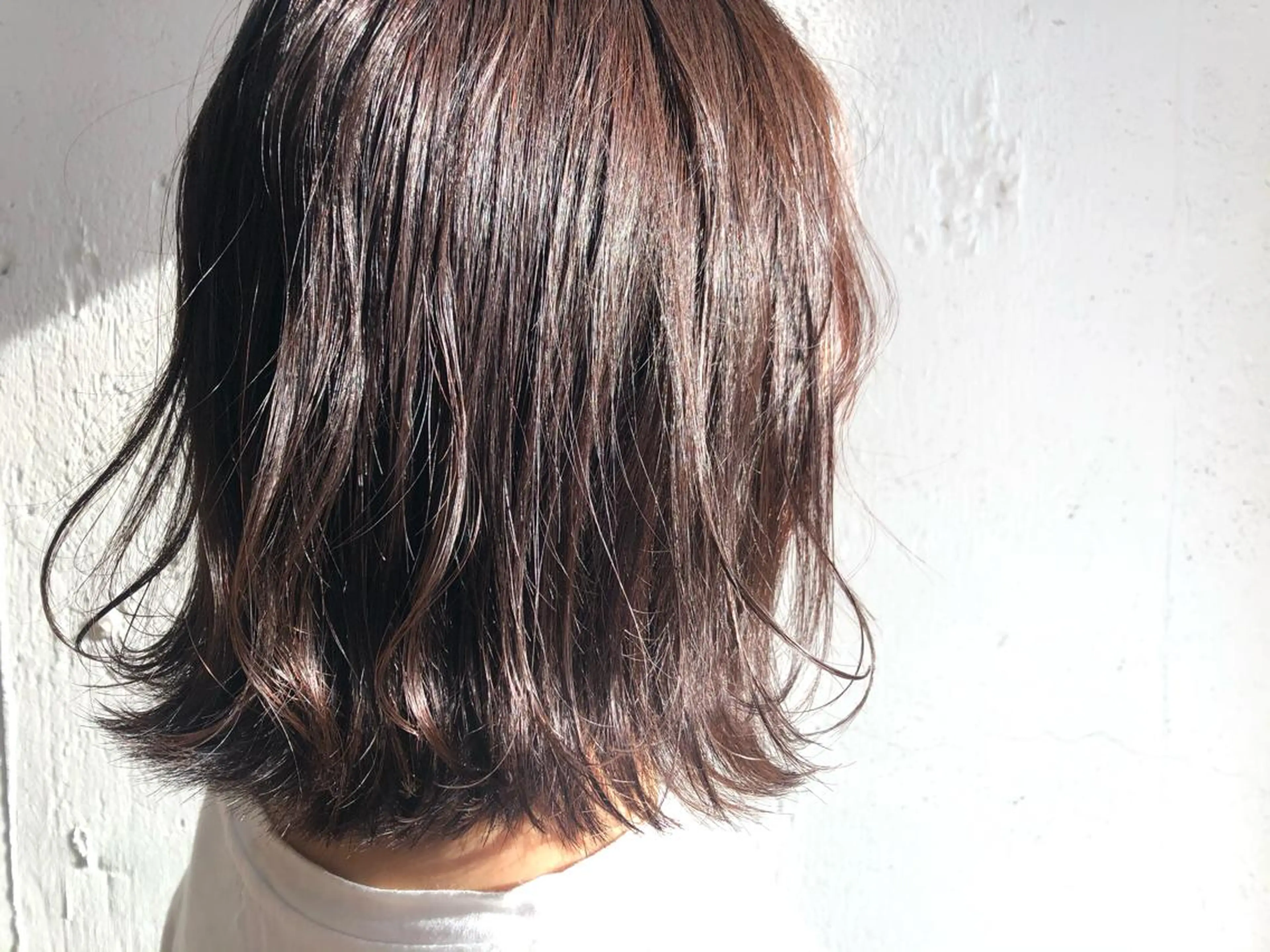 ミディアム カラー 透明感カラー カット ヘッドスパ ふくだ りさ【ciAo!】のヘアスタイル