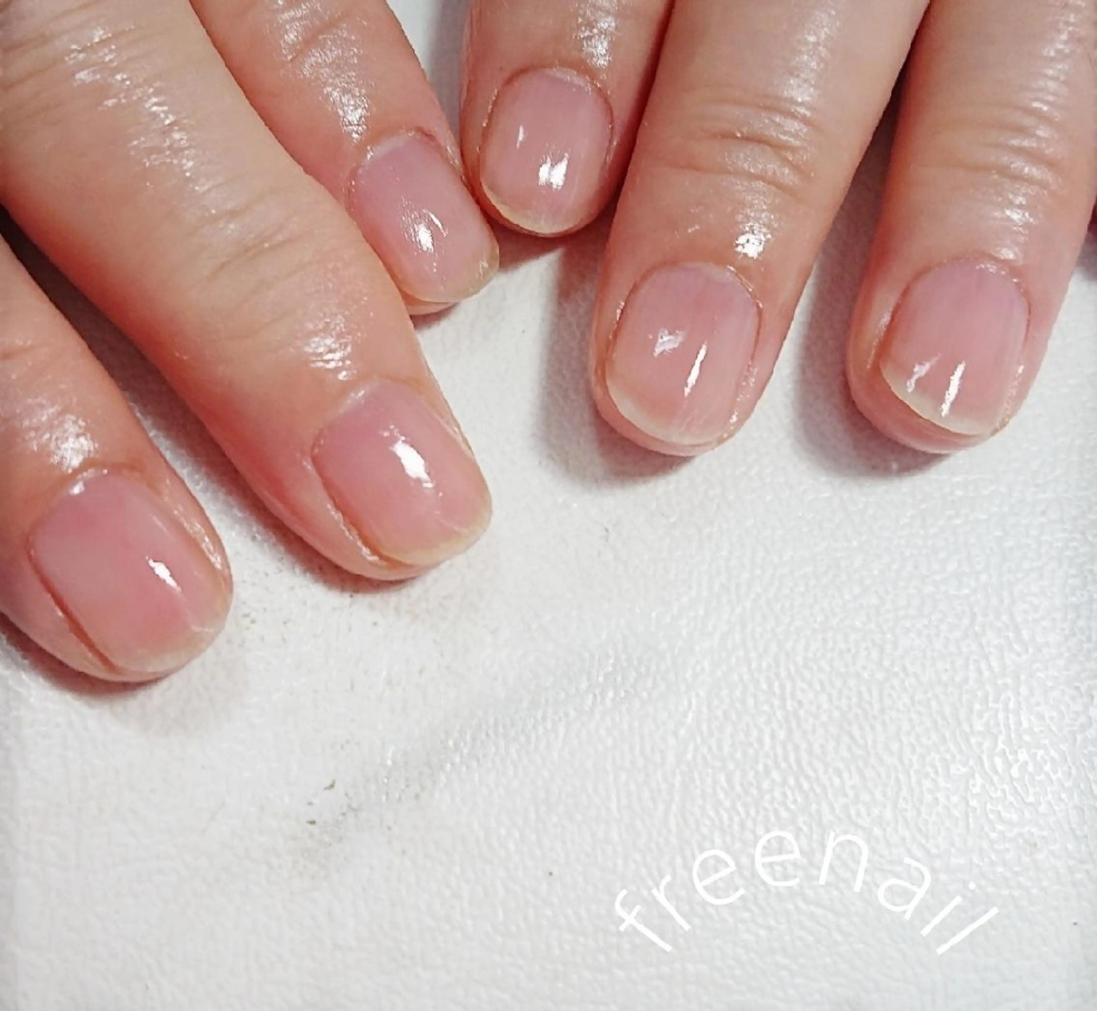 ネイル クリアネイル free nail フリーネイルのネイルデザイン