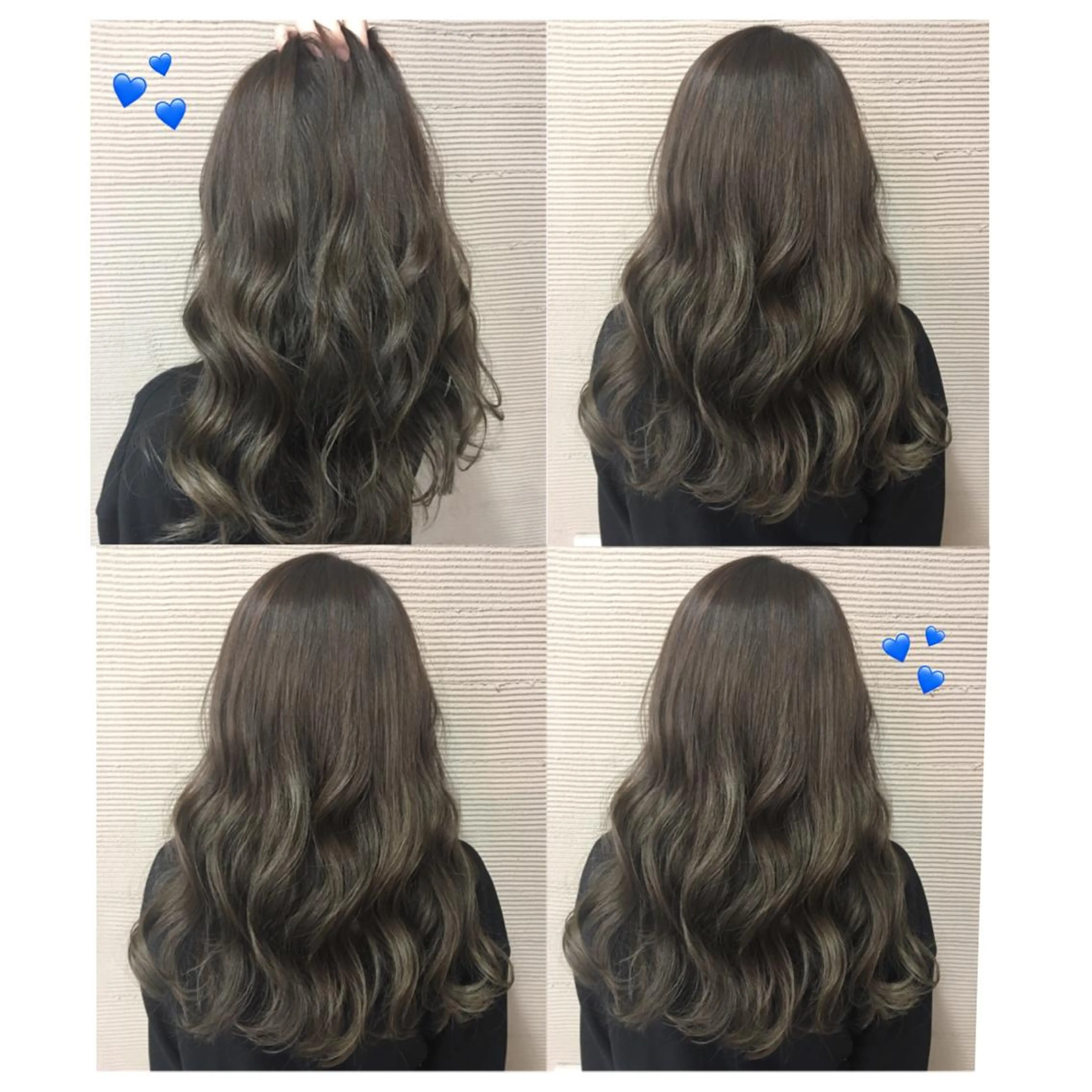 ロング カラー グレージュ イルミナカラー ムルギョル巻き 韓国ヘア得意❤︎森澤 悠佳のヘアスタイル