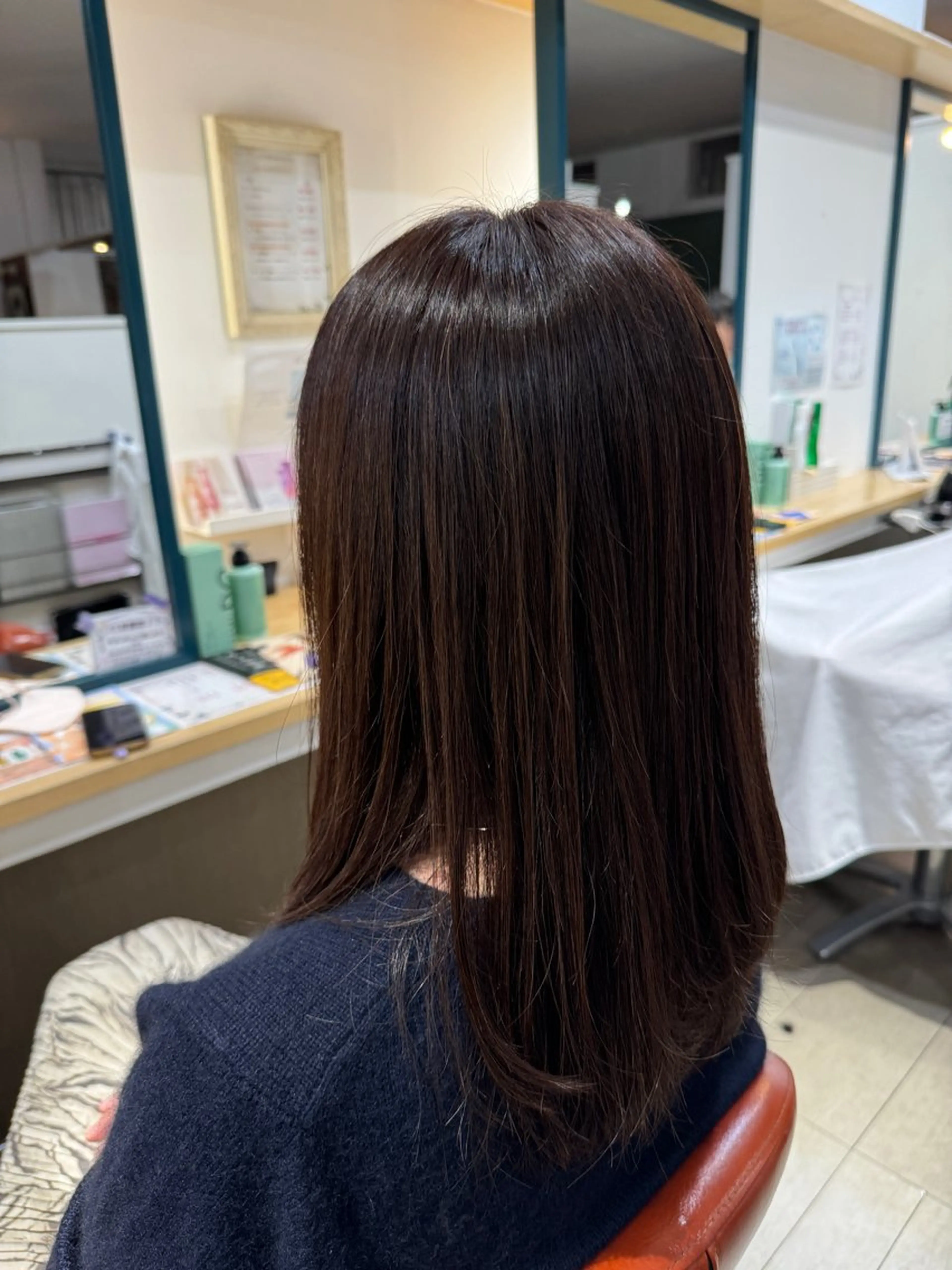 ロング カラー 大塚 しおりのヘアスタイル