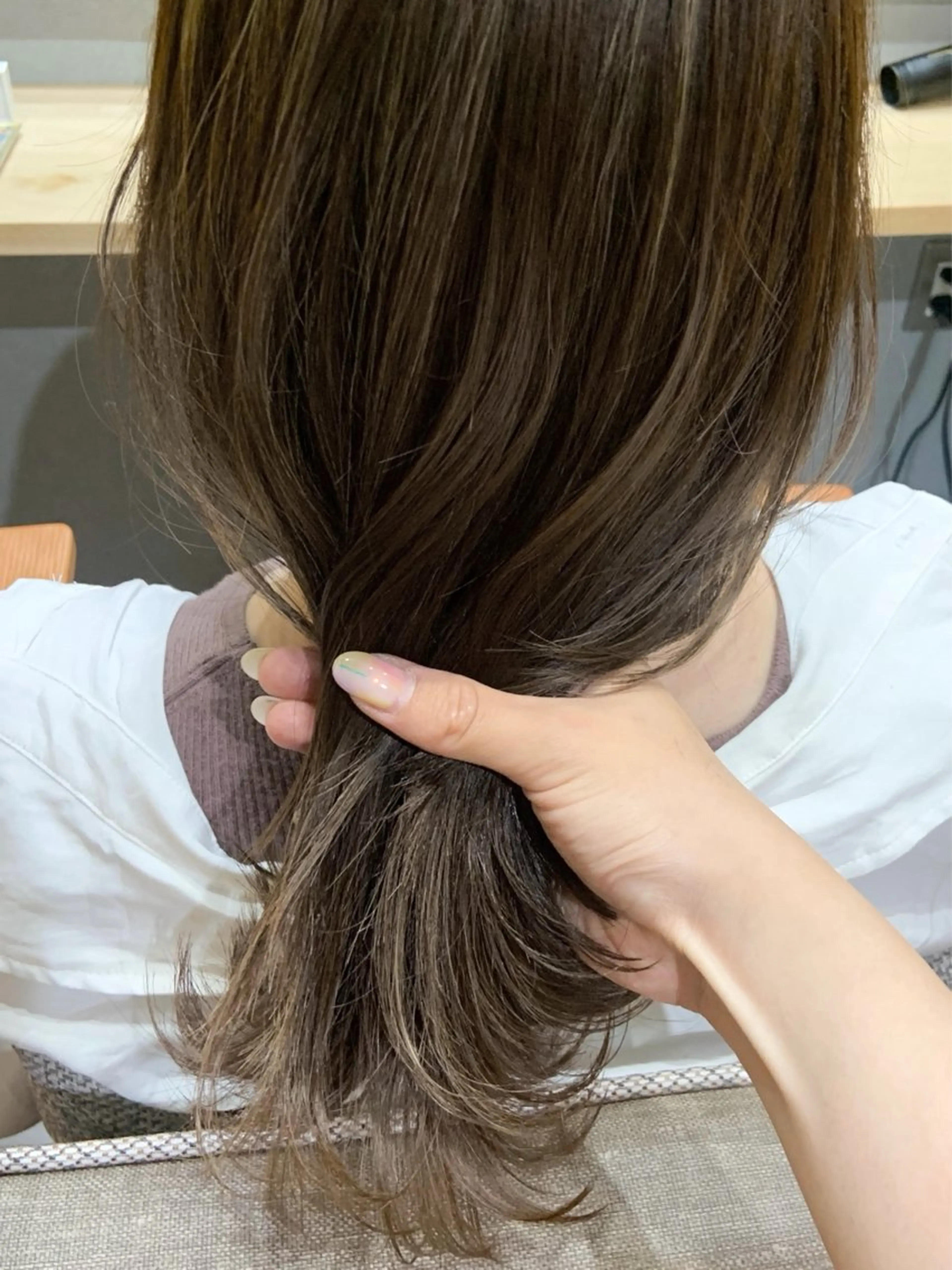 ミディアム ハイライト 名駅/大人可愛い /艶髪/流音のヘアスタイル