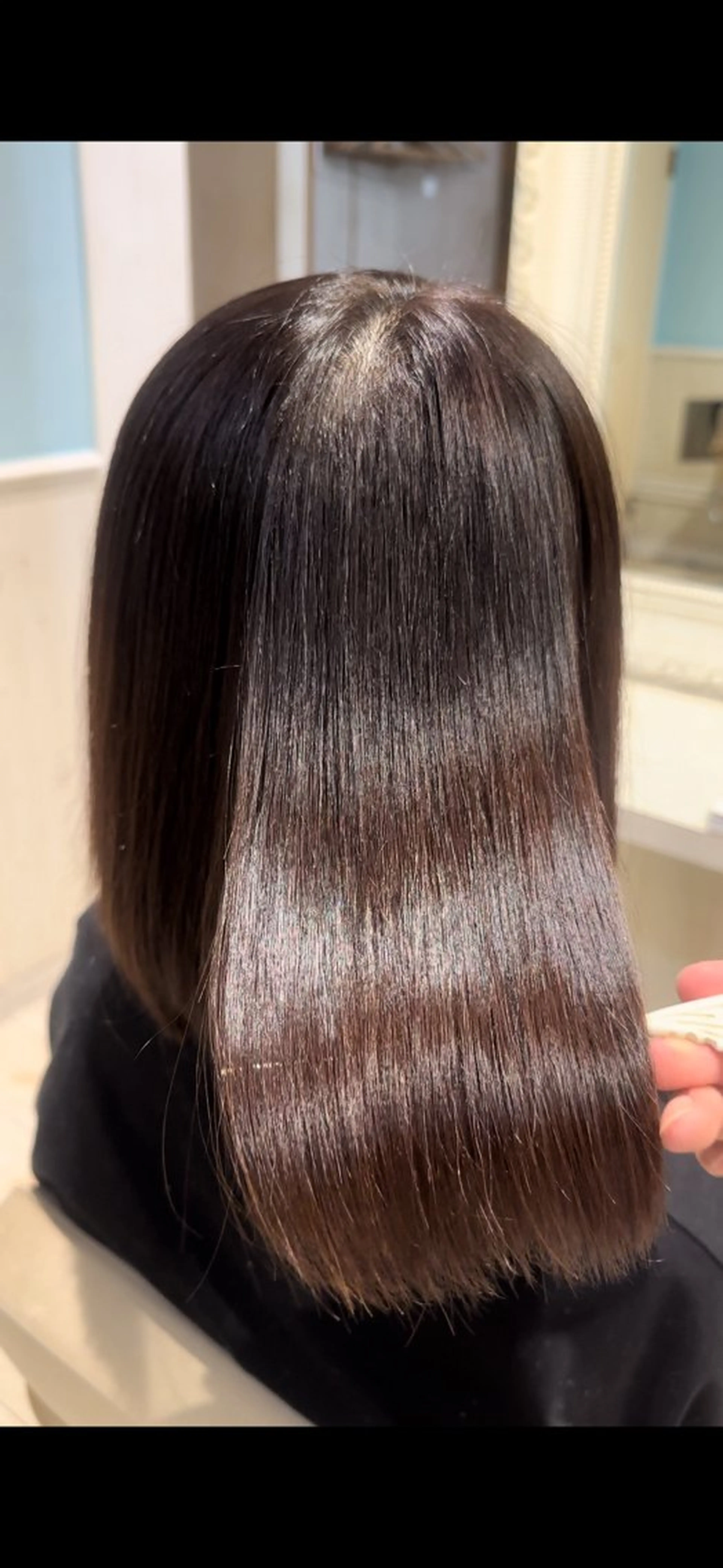 ミディアム Zina/髪質改善/ 縮毛矯正/谷内昇太のヘアスタイル