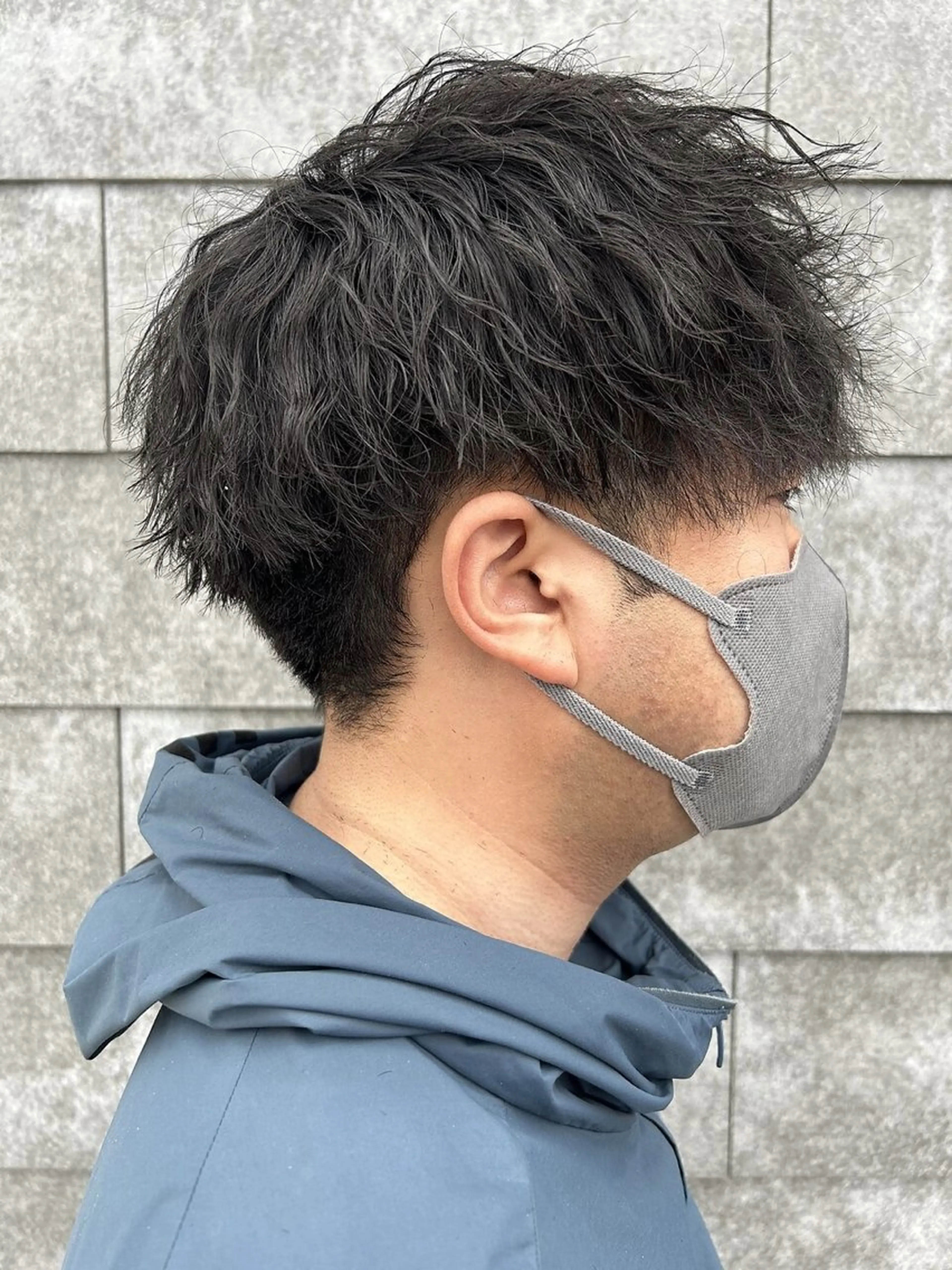 パーマ メンズ マッシュ メンズパーマ カット パーマ Hwyl by Niau所属・内山 翔太のヘアスタイル