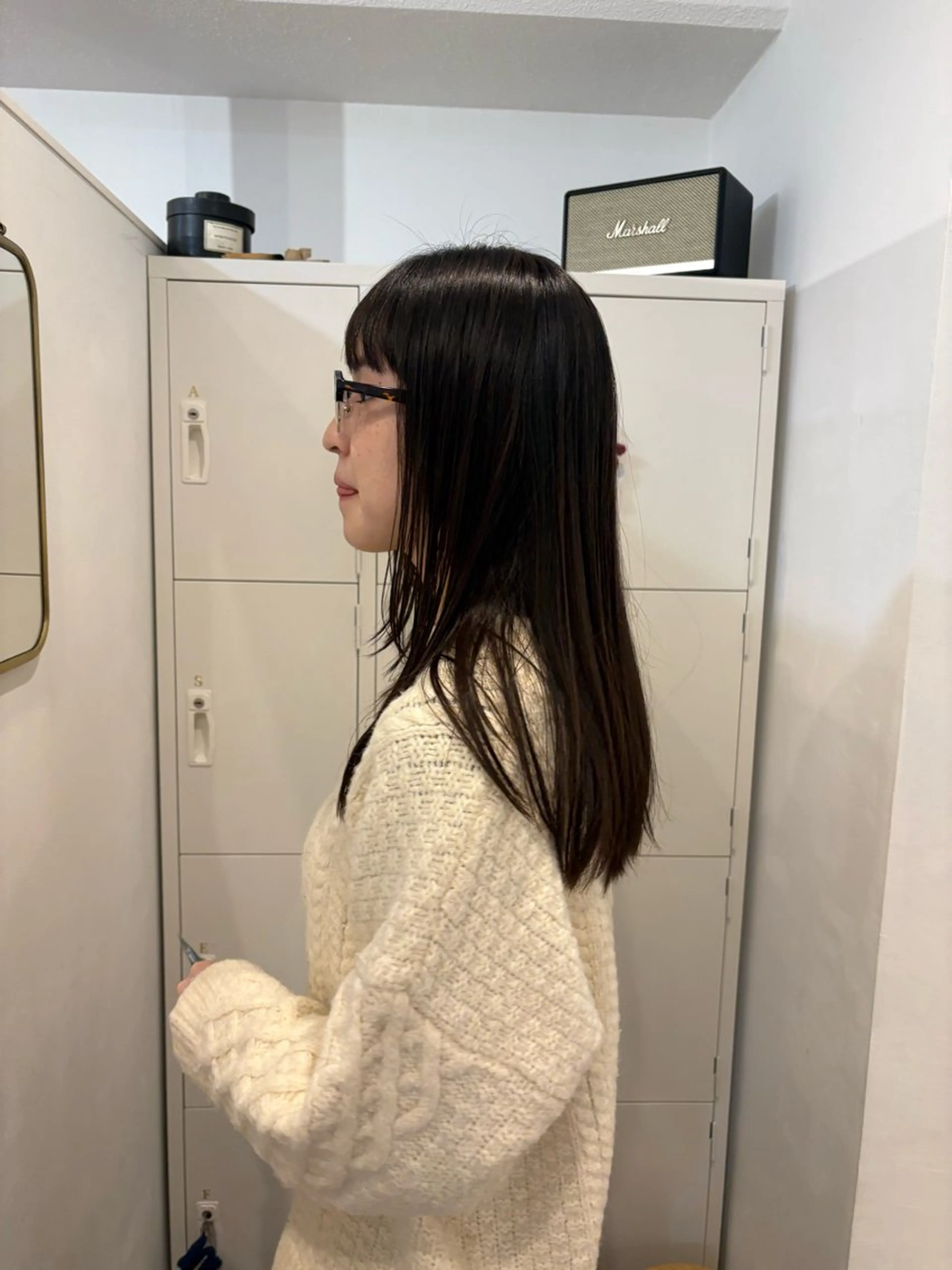 ロング カラー カット ヘアカラー トリートメント 梅田/柔らかカラー/ オオハシ リナコのヘアスタイル