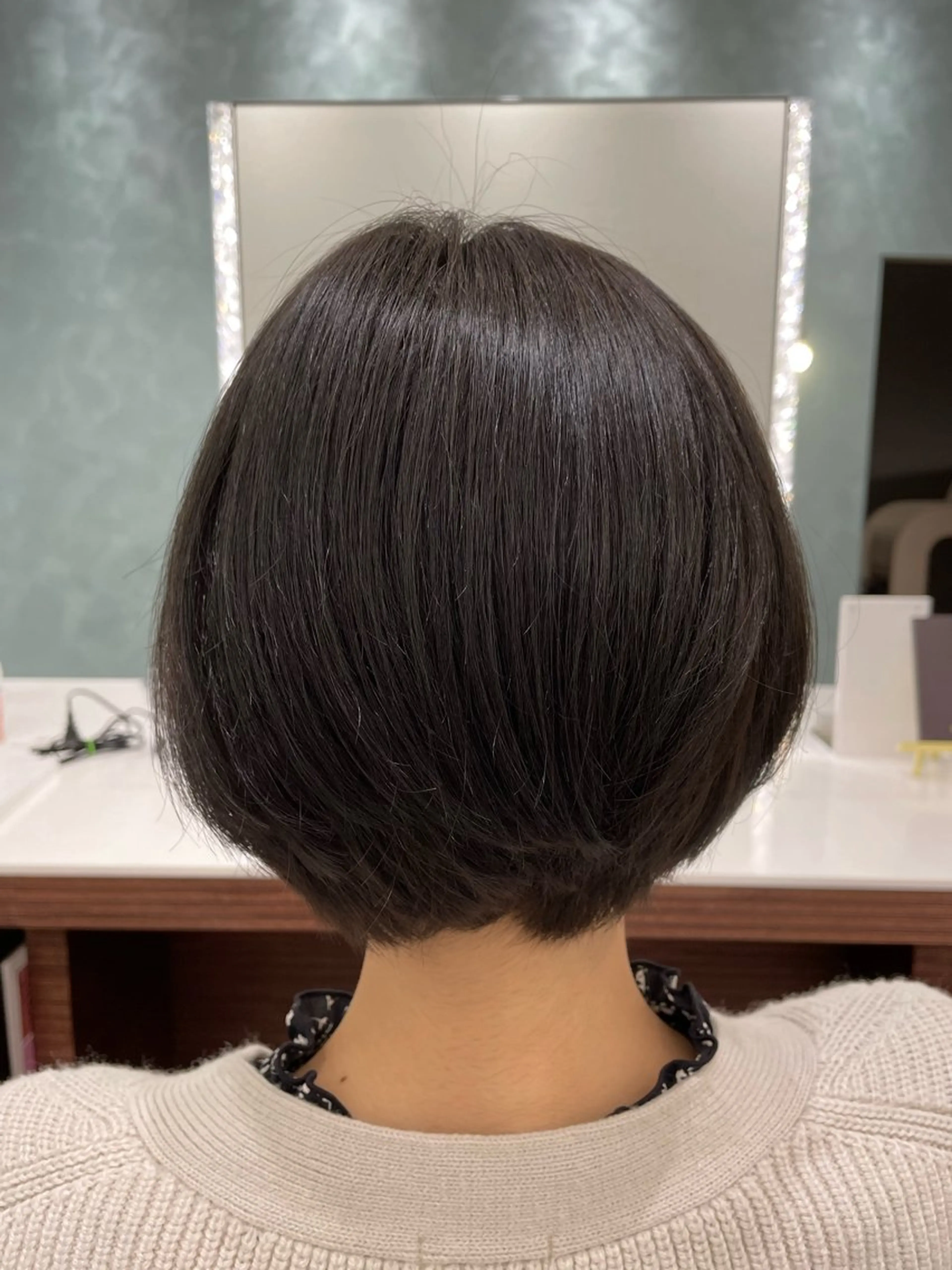 ショート カラー カシータフロル所属・＊ロングモデル＊ 清水菜穂香のヘアスタイル