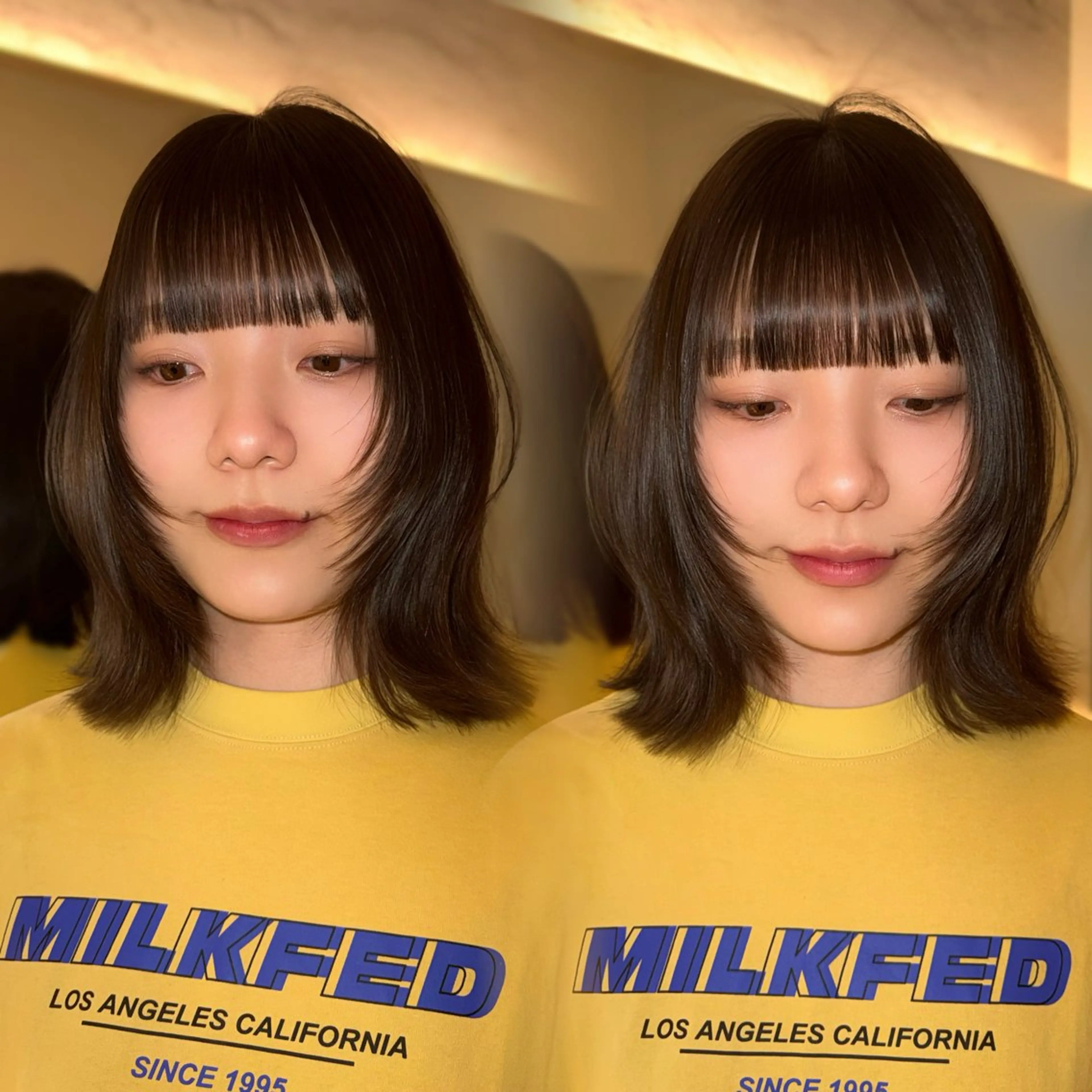 ショート 新宿/韓国レイヤー /韓国ボブRionaのヘアスタイル