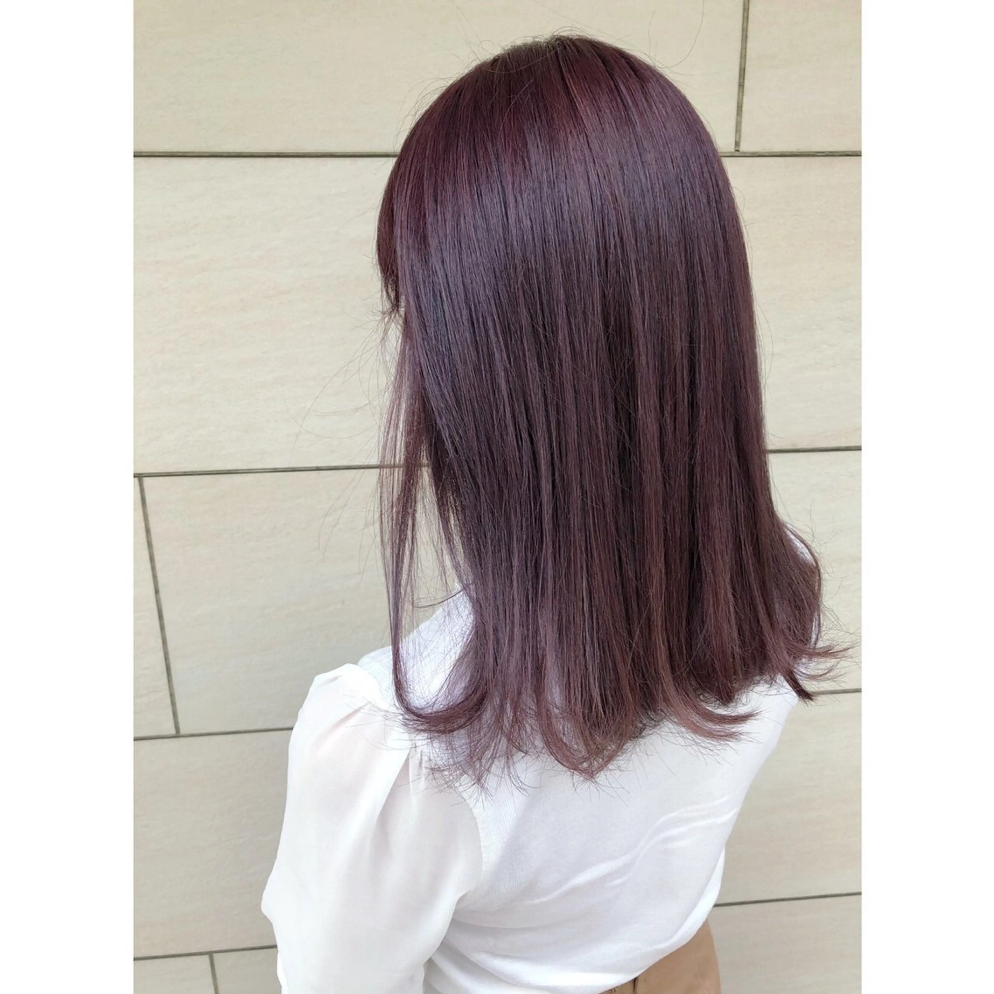 ミディアム カラー カット ヘアカラー 長山 航来 /縮毛矯正のヘアスタイル