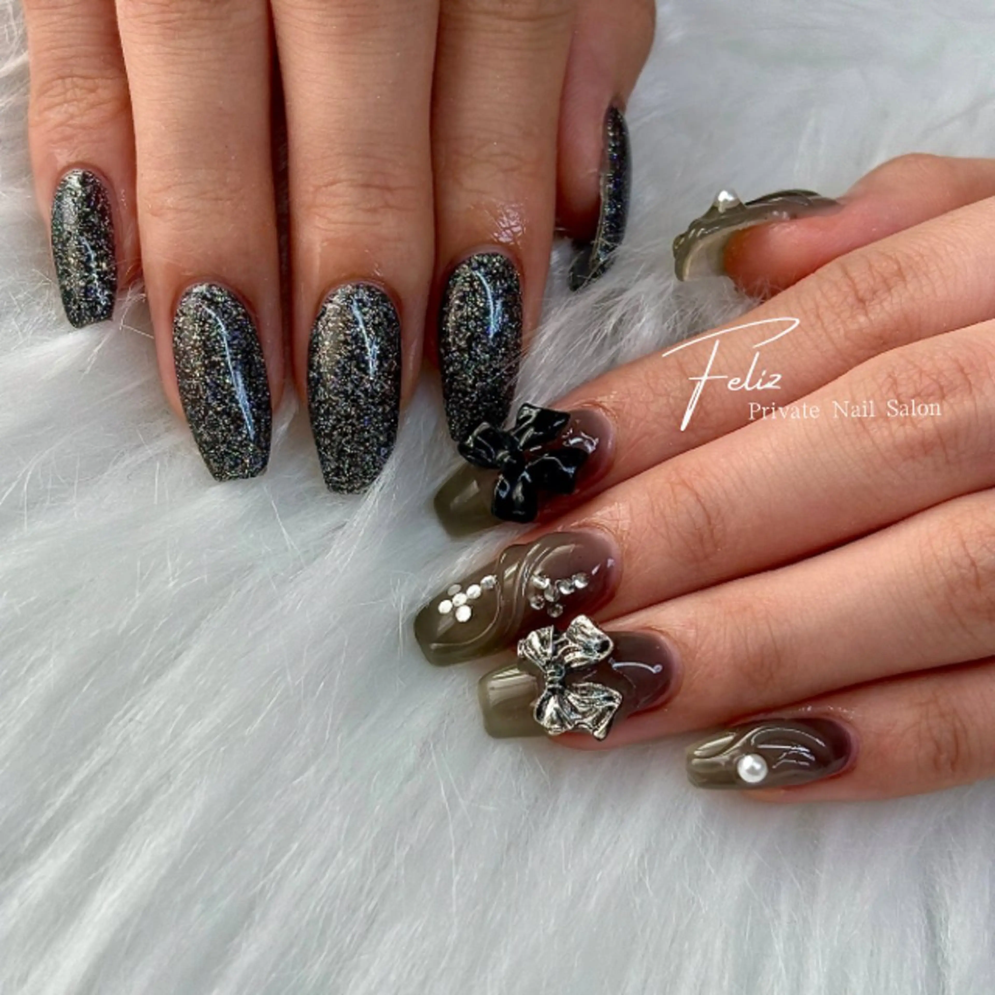 ネイル ハンドネイル ハンドケア Feliz 楽しいネイルサロンのネイルデザイン