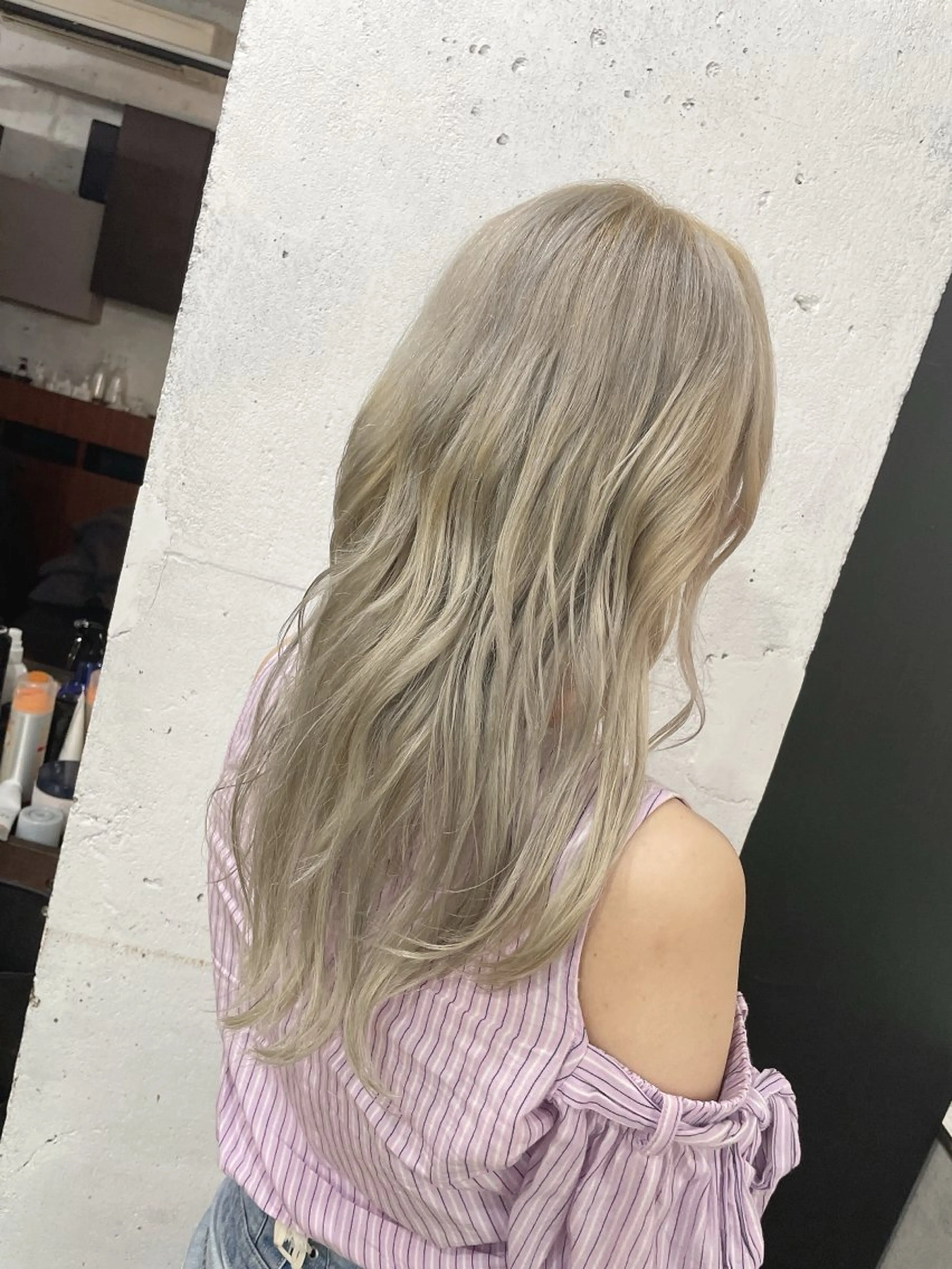 カラー ブリーチ グレージュ pifdesign /yutoのヘアスタイル