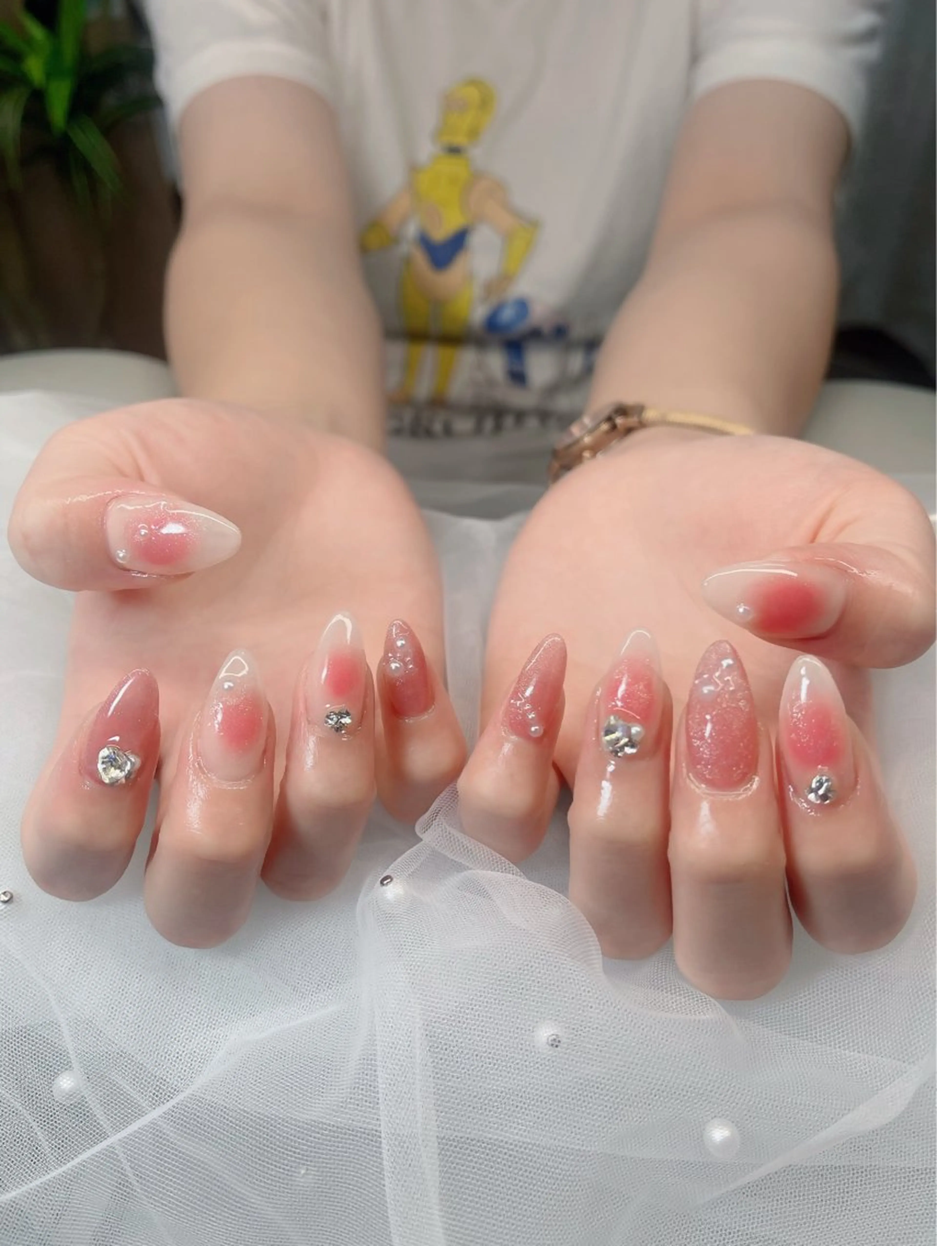 ネイル ハイネイル 自宅サロンのネイルデザイン