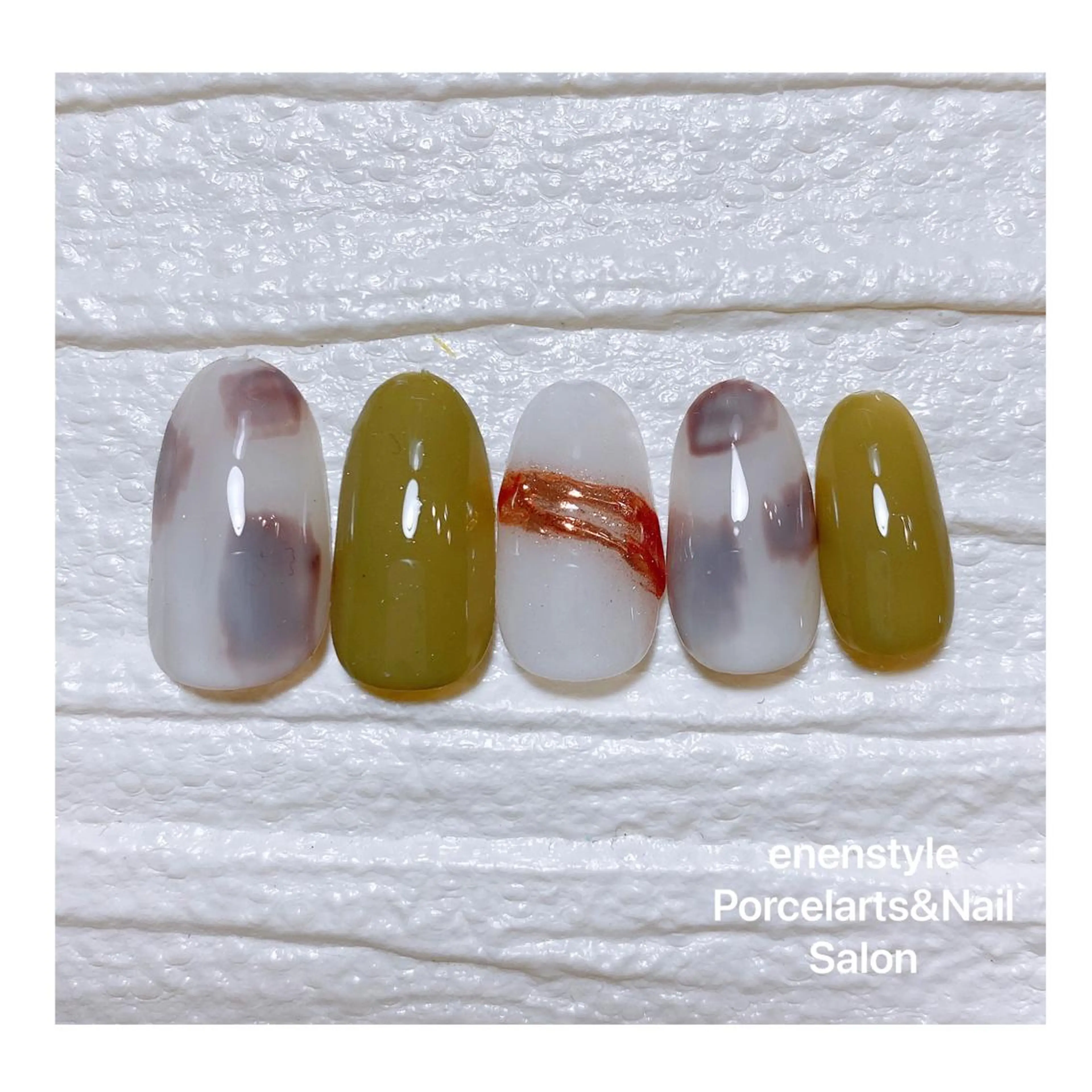 ミディアム ネイル ハンドネイル 👑enen style👑のネイルデザイン