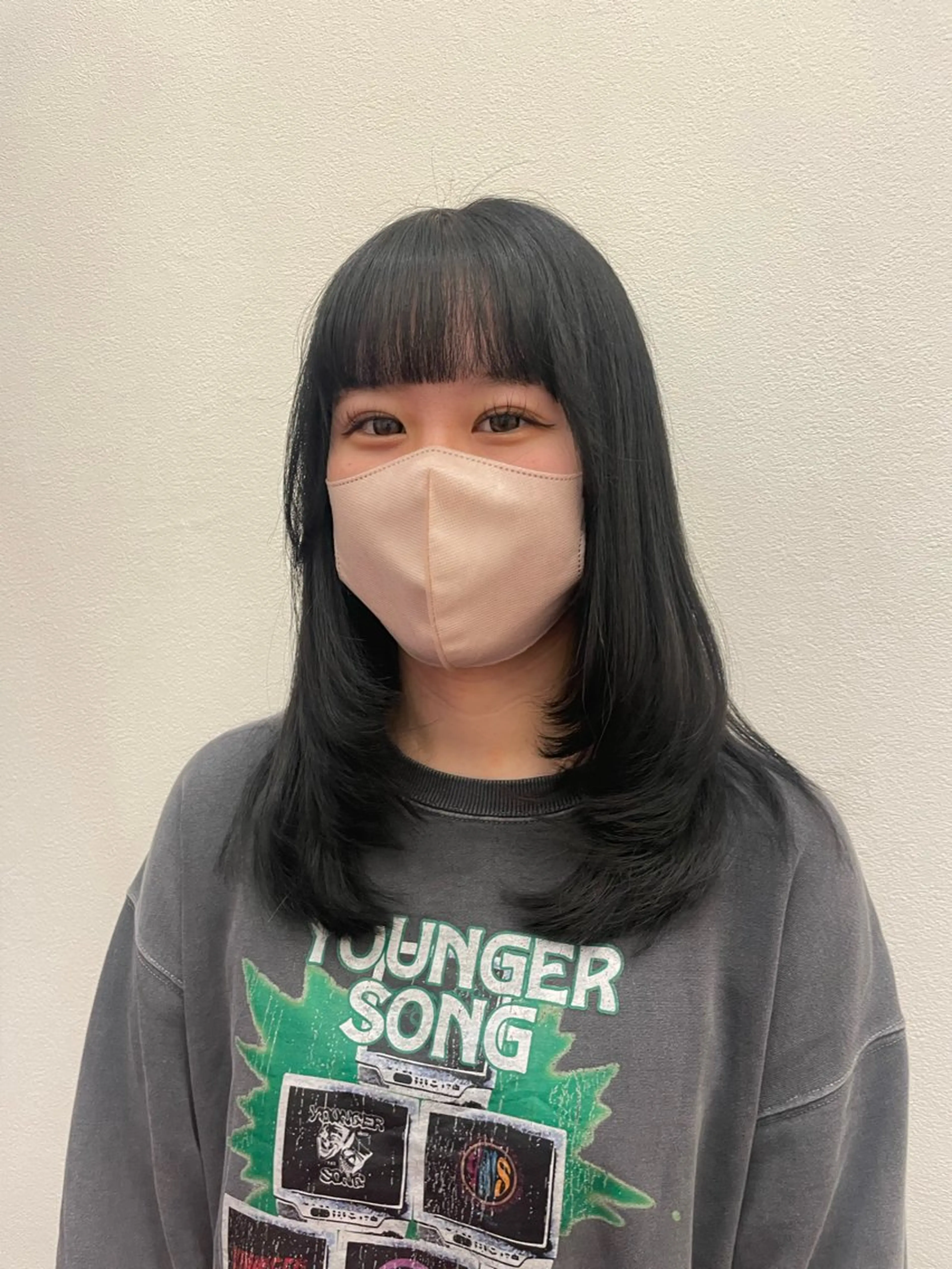 ミディアム 梨子🐣艶カラー🌈 ダメージレス💖のヘアスタイル