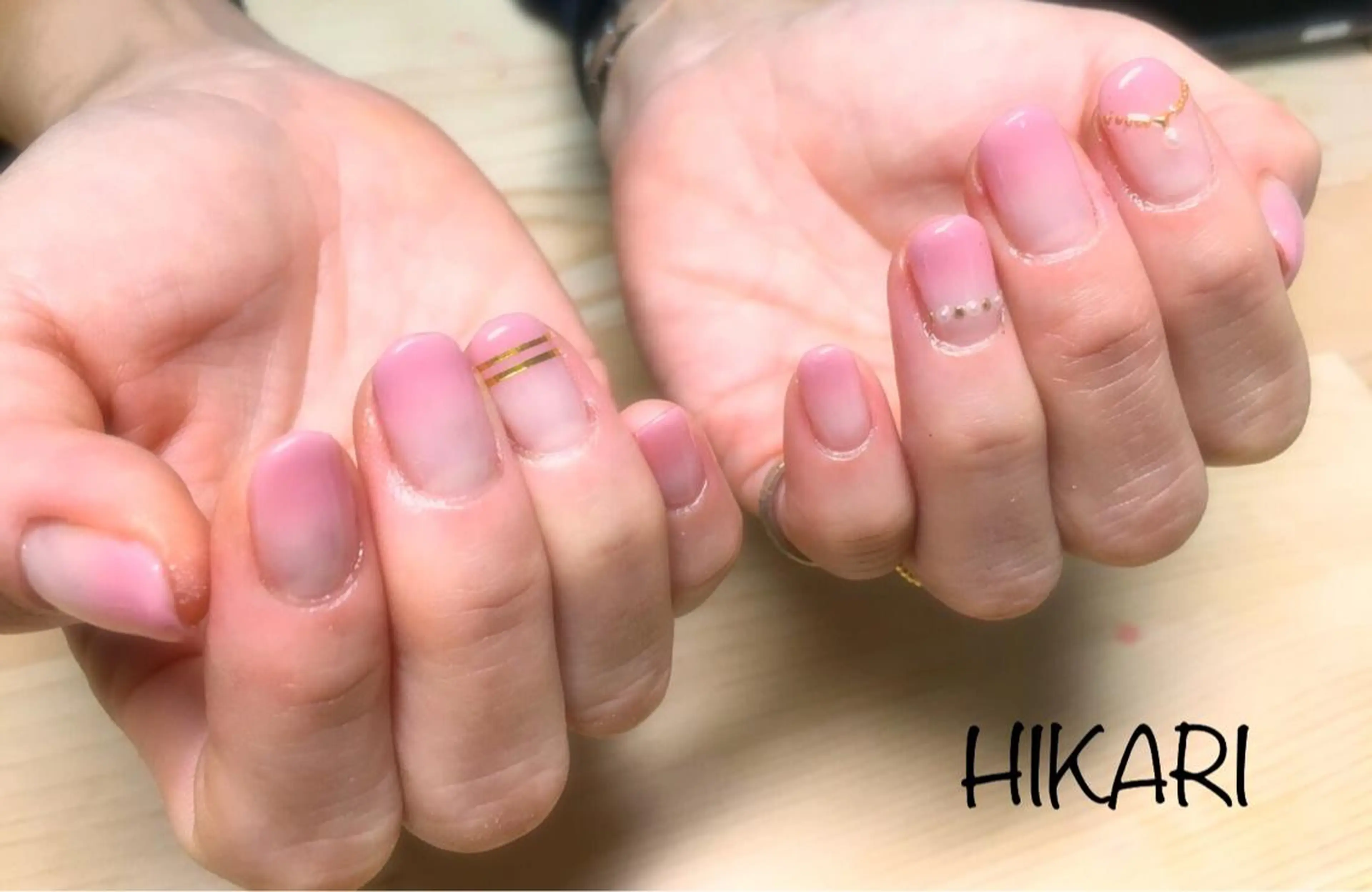 ネイル グラデーション ピンク CULU -LUのネイルデザイン