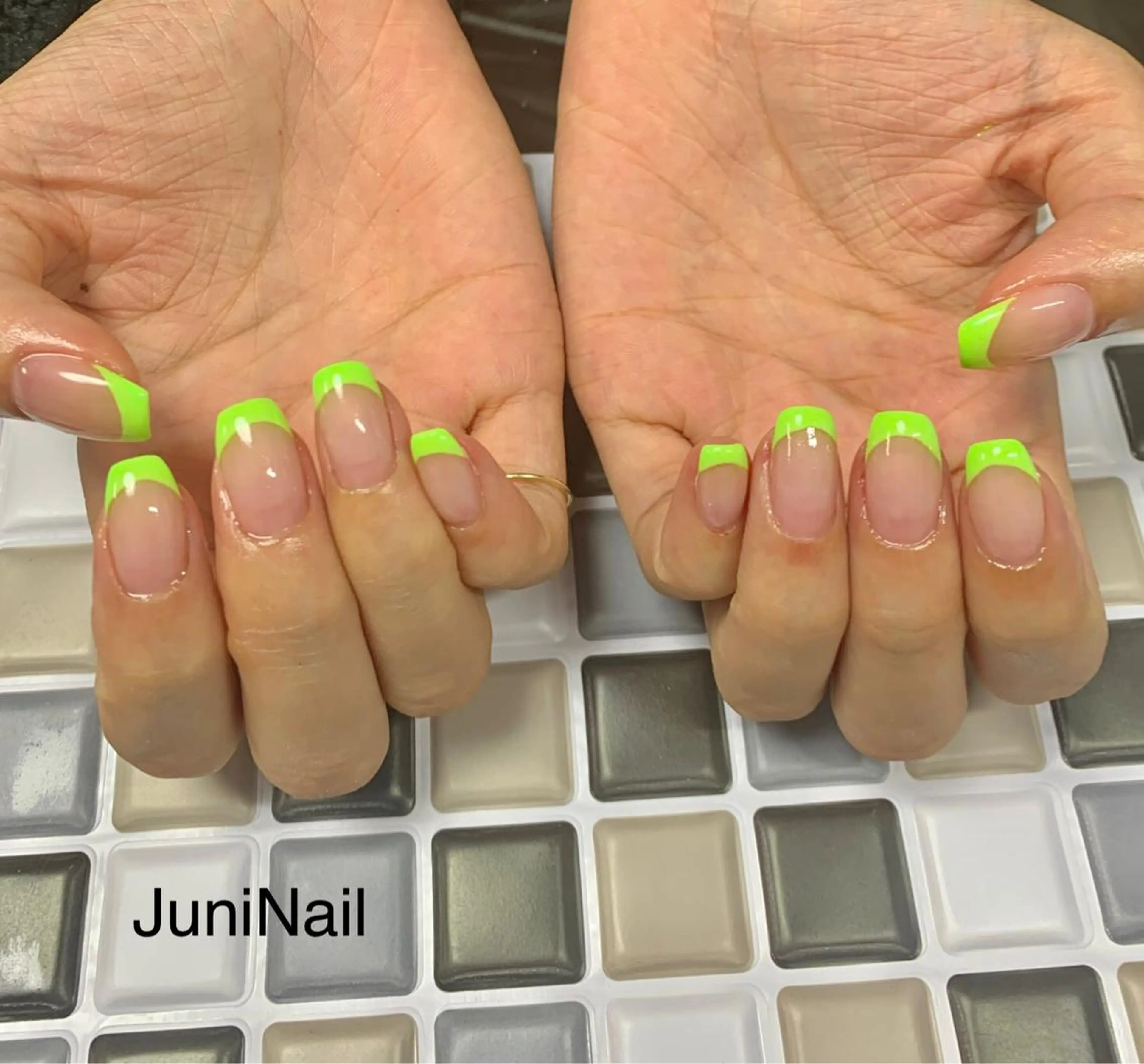 ネイル オーロラネイル クリアネイル 成人式 フラッシュネイル フレンチネイル JuniNail 주니네일🇰🇷suのネイルデザイン