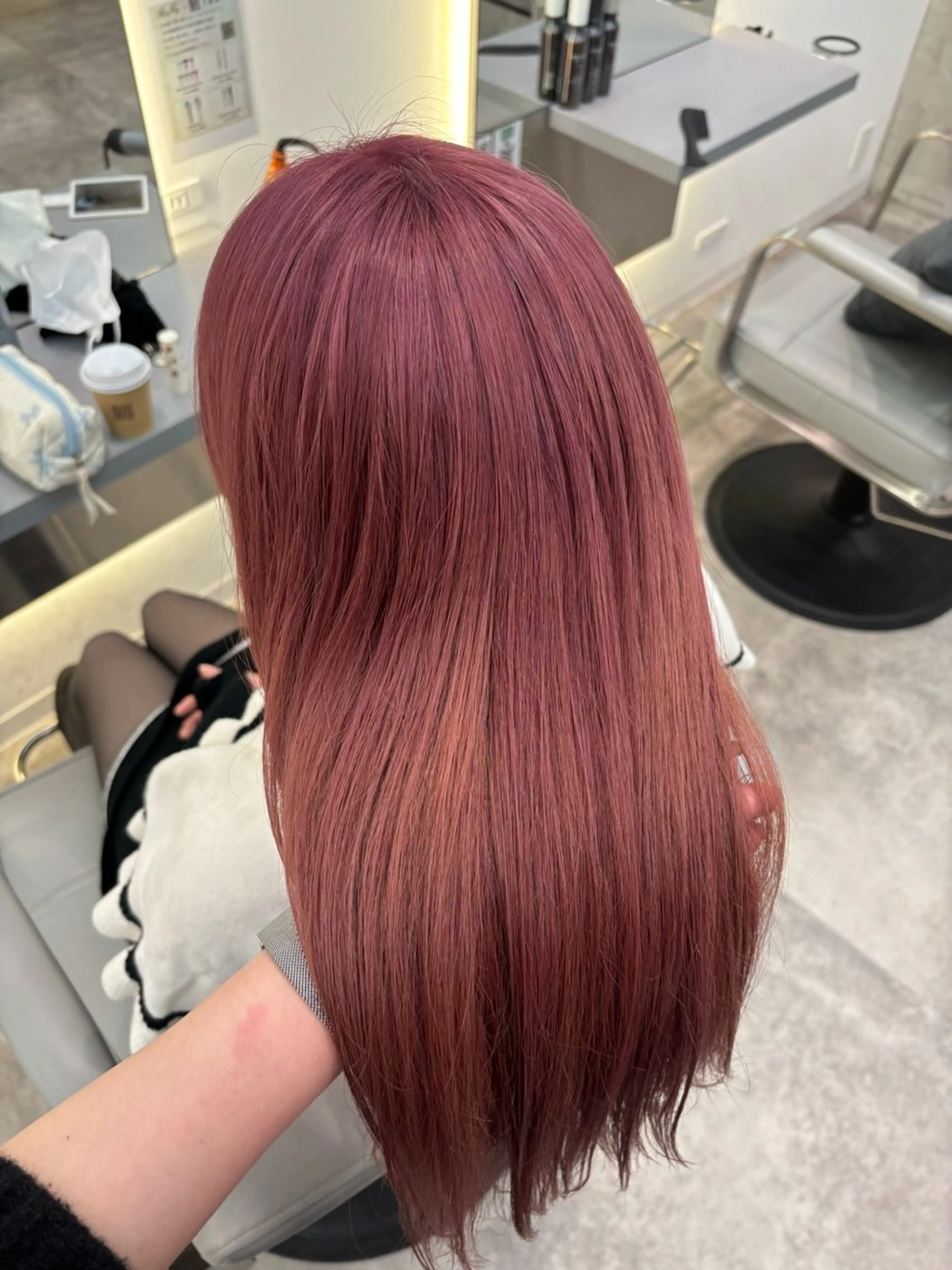 セミロング ヘアカラー ALLY所属・🫧透明感カラー🫧 AYANAのヘアスタイル