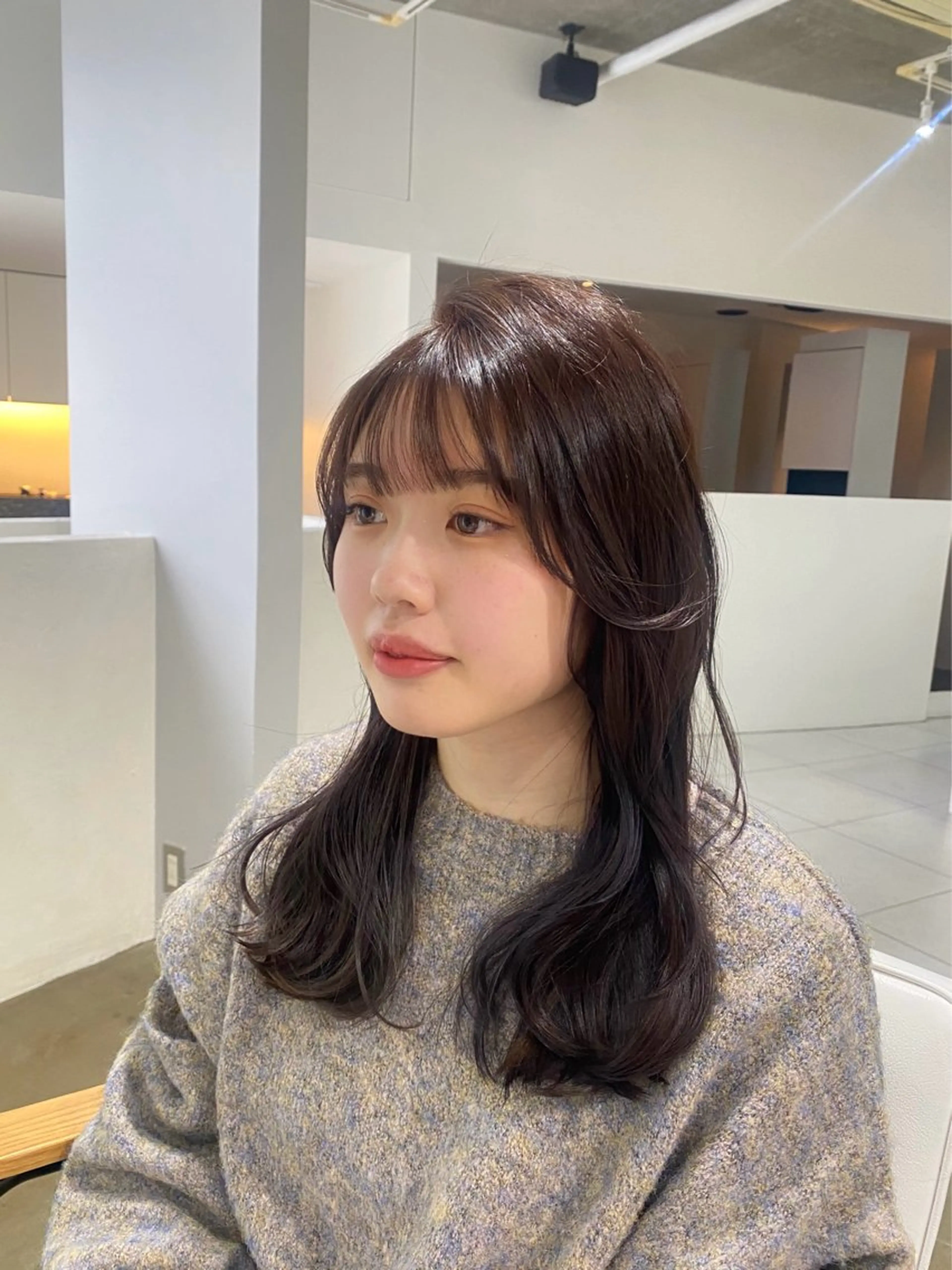 セミロング カット トリートメント I nagiのヘアスタイル