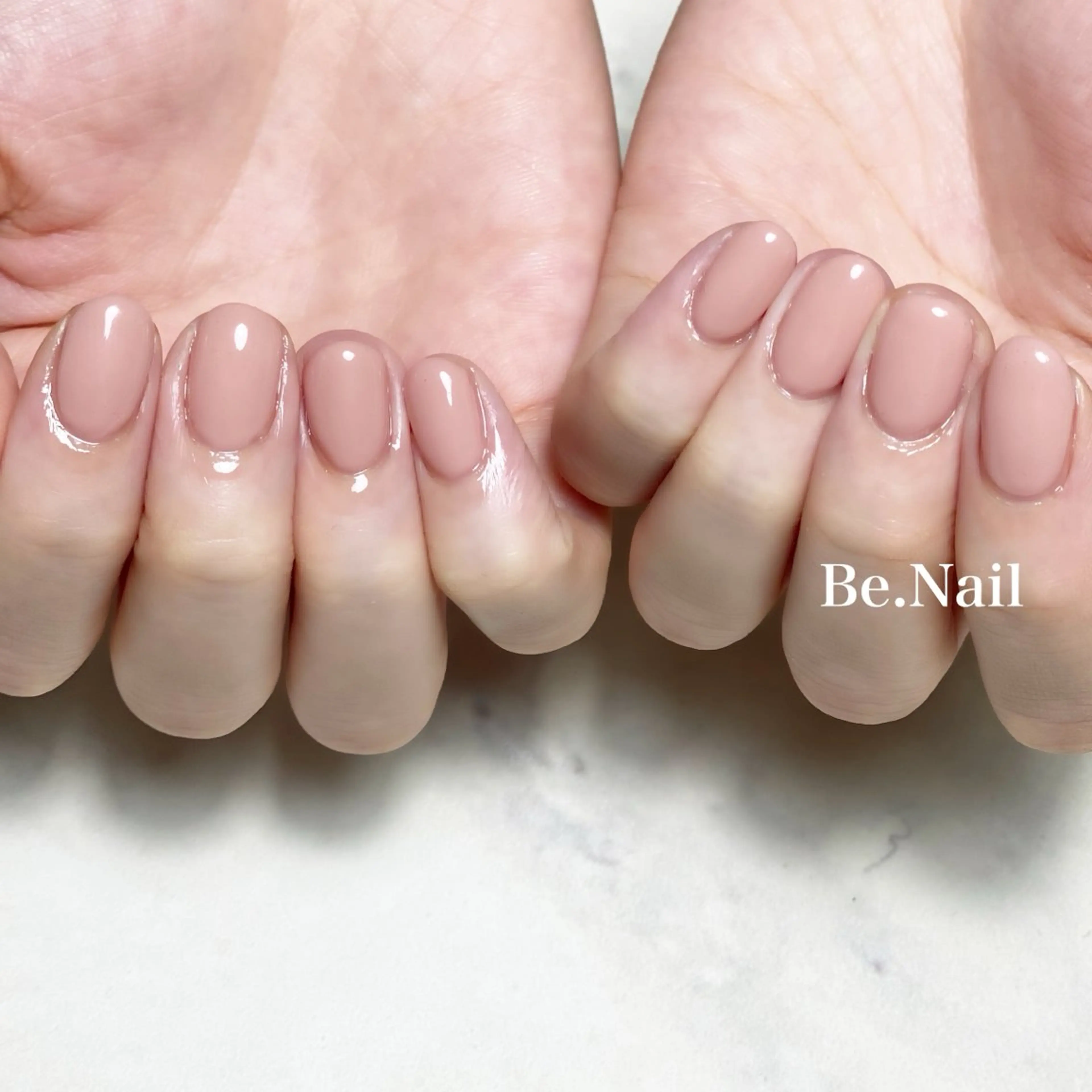 ネイル ジェルネイル ワンカラーネイル ショートネイル Be. Nailのネイルデザイン