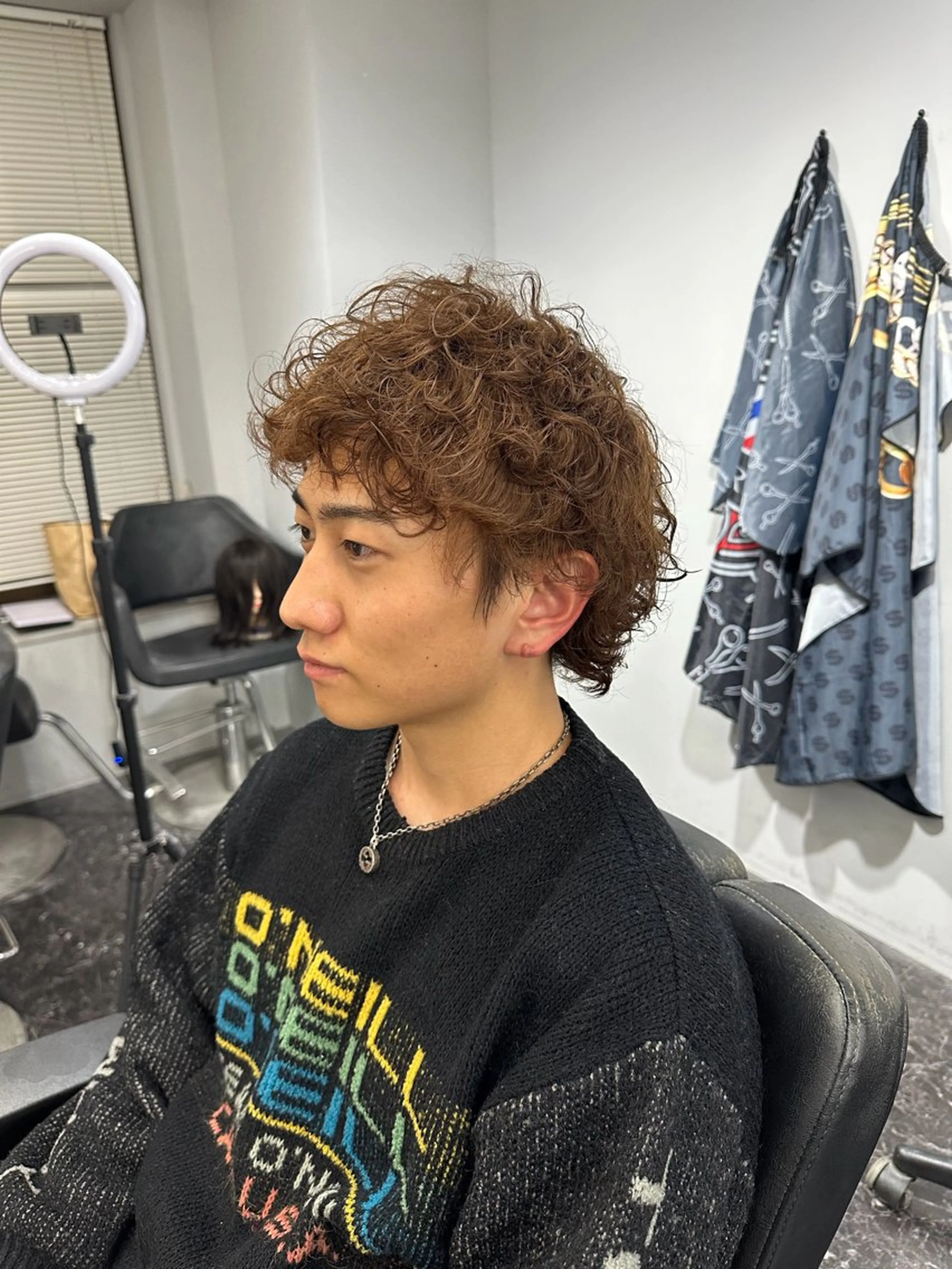 💈ワンカラー＋パーマ💈の写真