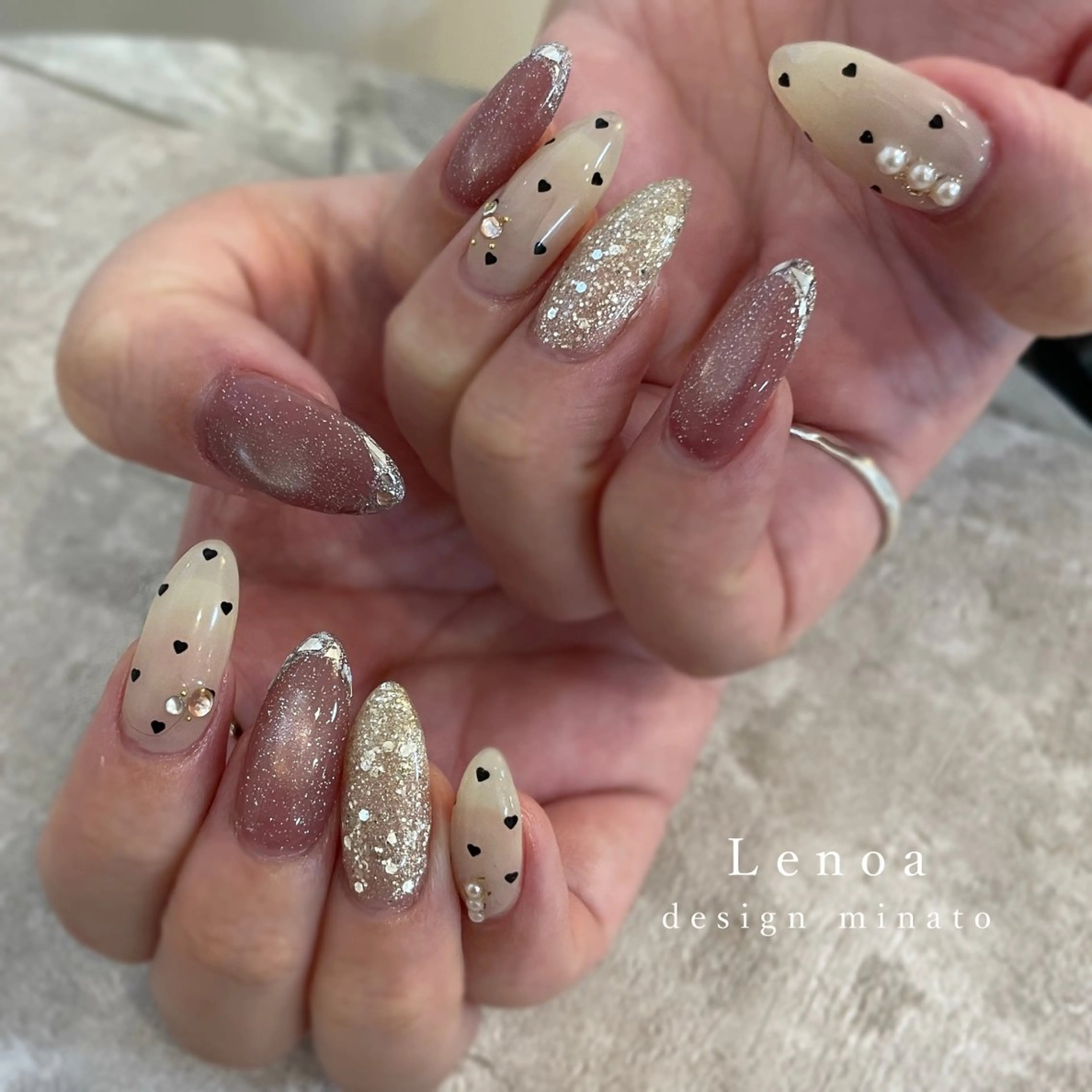 ネイル ハンドネイル Lenoa minatoのネイルデザイン