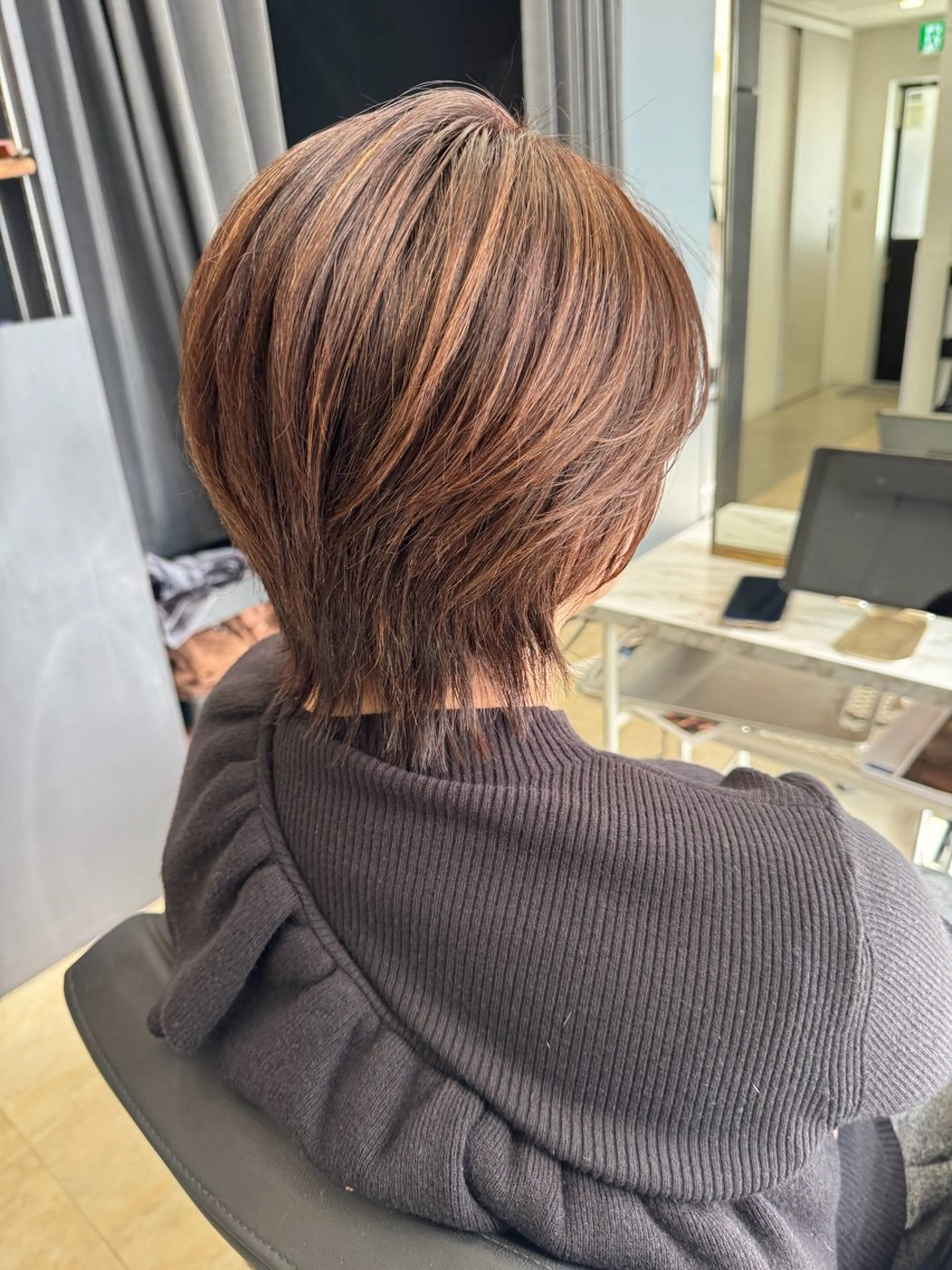 ショート カット ヘアカラー トリートメント 日置 大智のヘアスタイル