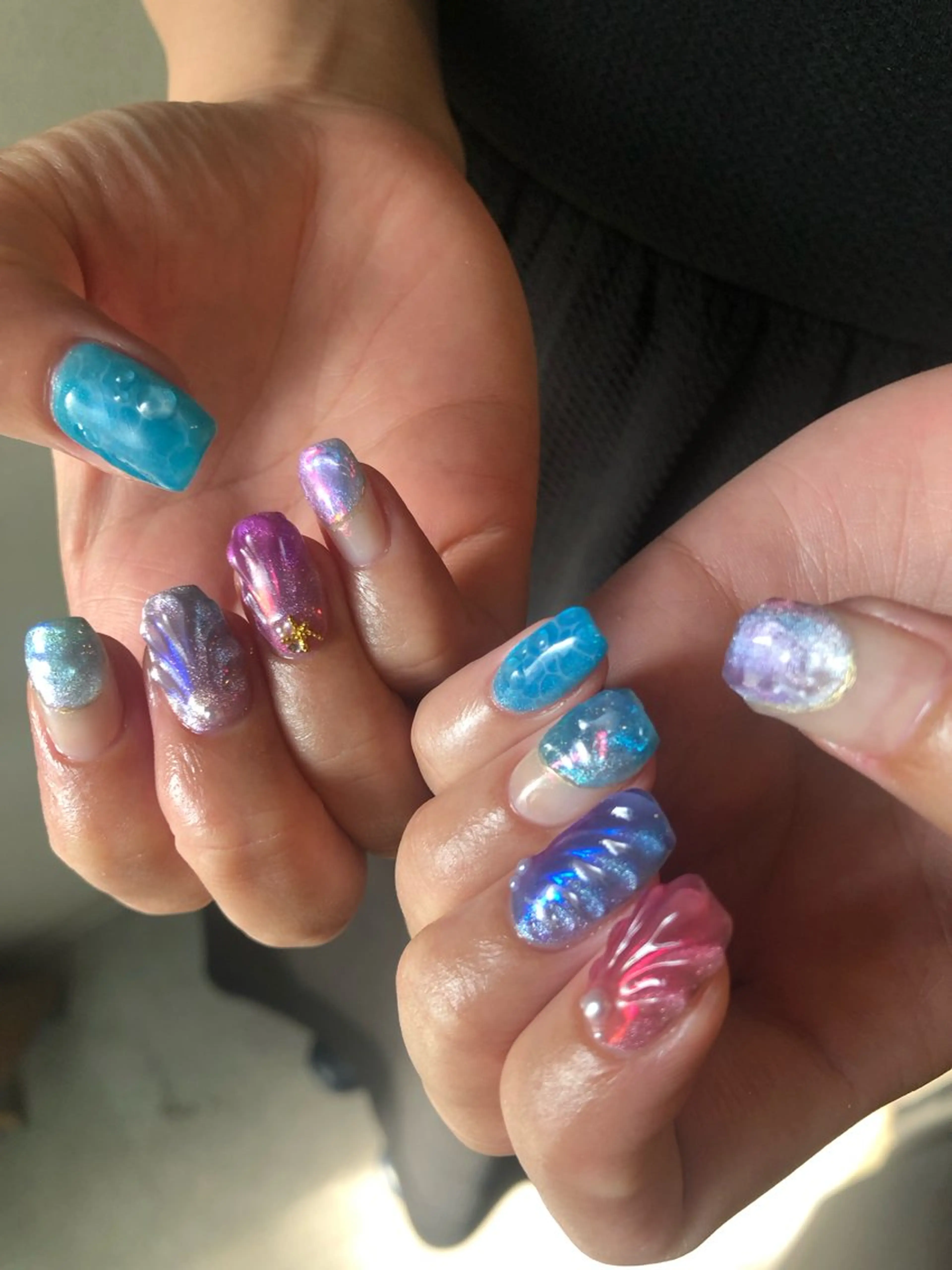 ネイル 夏ネイル ハンドネイル . wakanaのネイルデザイン