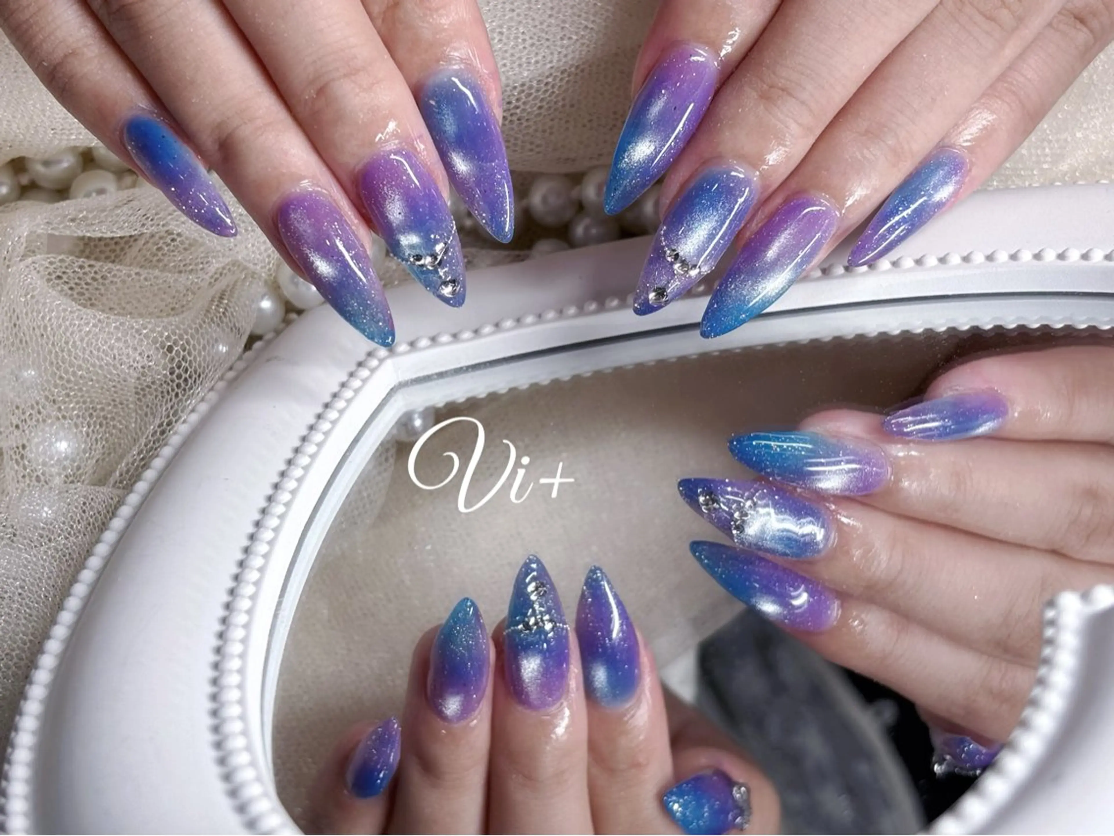ネイル ハンドネイル Nailsalon Vi+ももか🩷のネイルデザイン