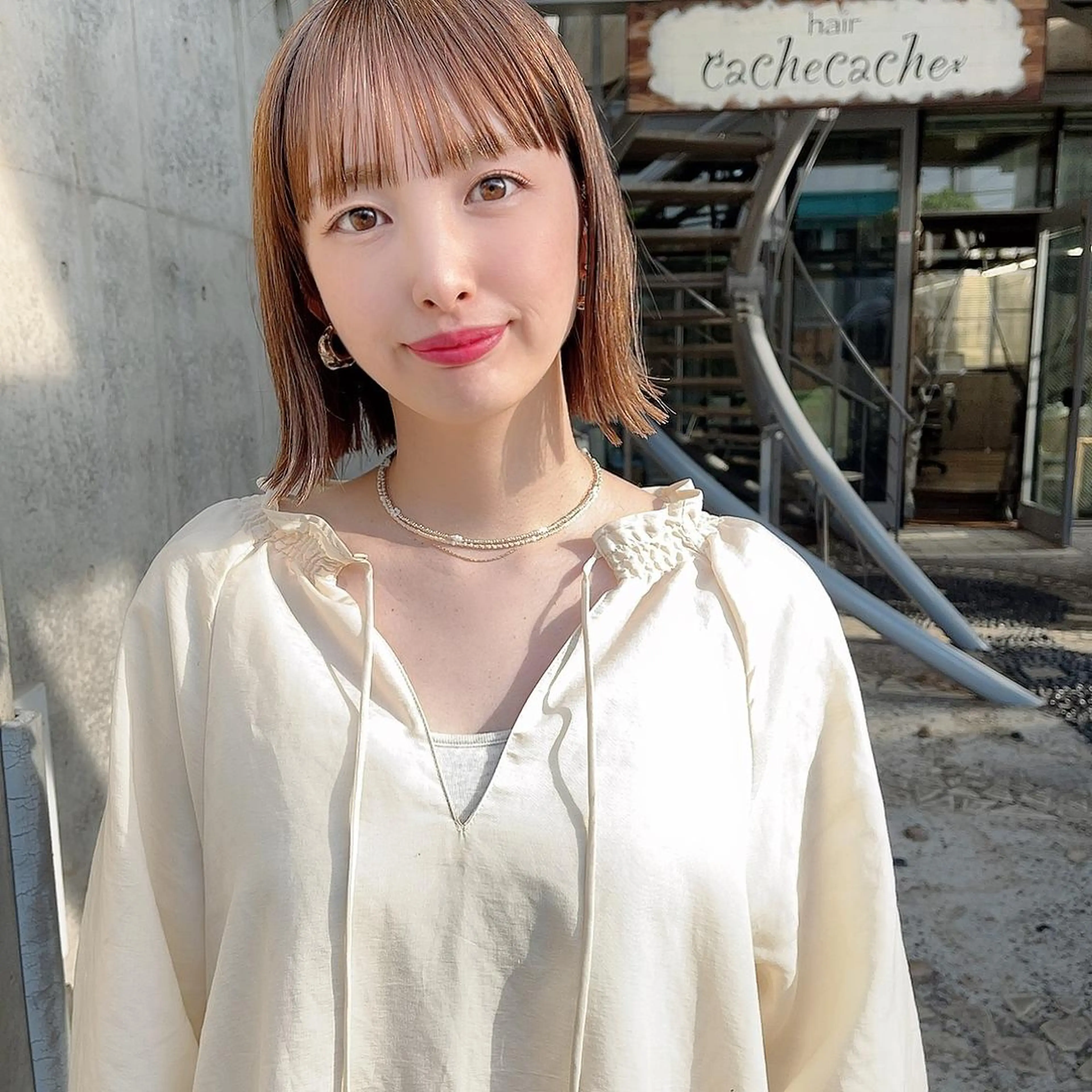 ショート cachecache所属・及川 光のヘアスタイル