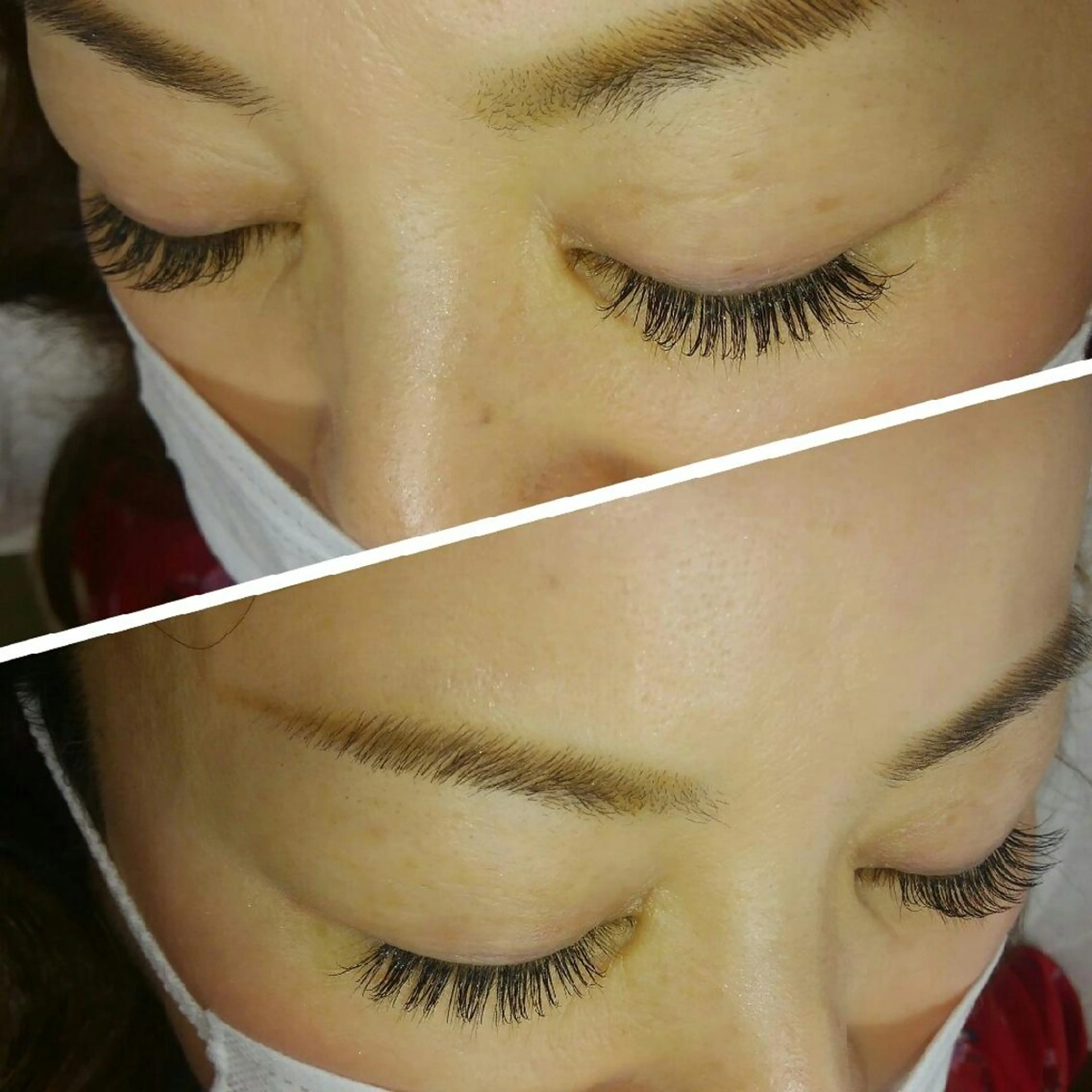 マツエク・マツパ Cカール Rouge ・ K  　のマツエク・マツパデザイン