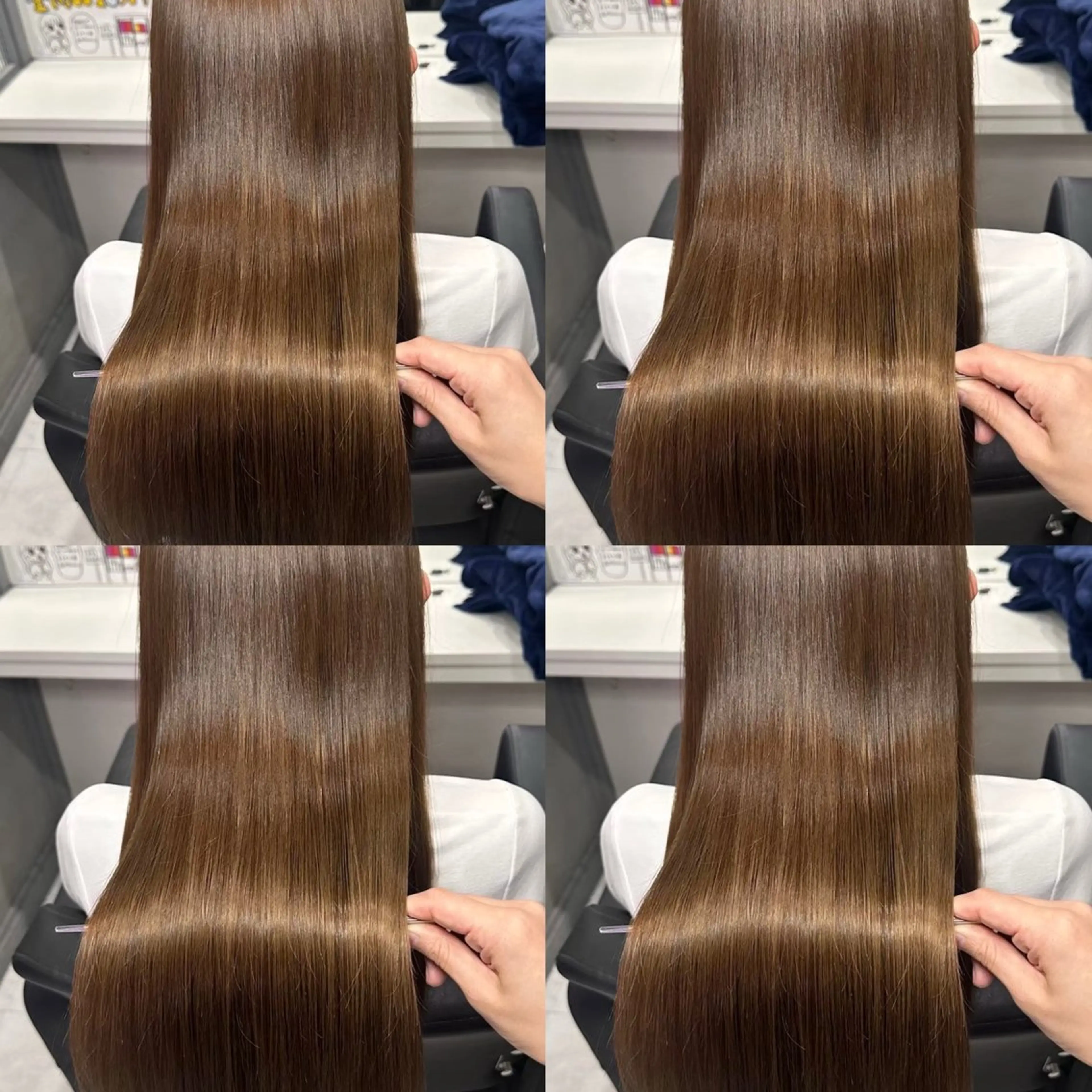セミロング カラー カット ヘアカラー トリートメント 透明感×韓国ヘア 🇰🇷きららのヘアスタイル