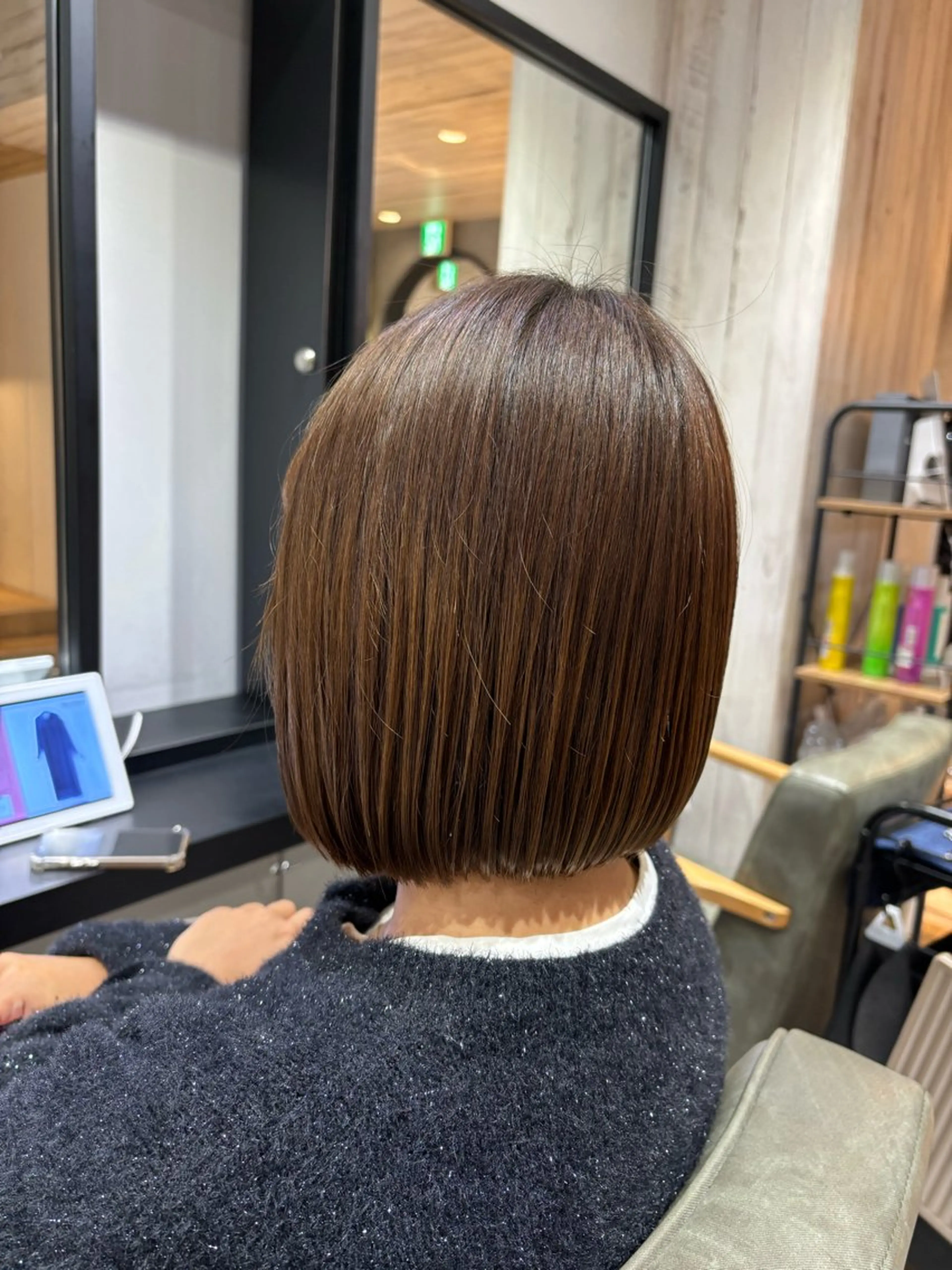 ショート カット ✨似合わせボブ✨ 縮毛矯正のヘアスタイル